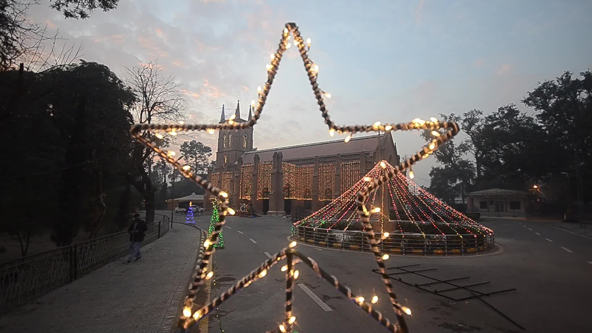 Preparations ahead of Christmas celebrations in Peshawar
