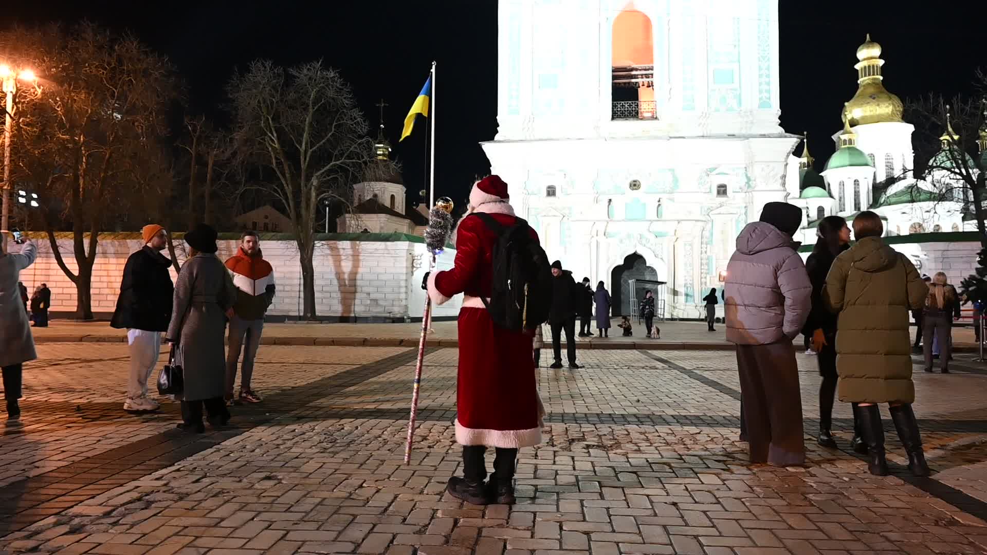 New Year in Kiyv , amid Russia's invasion of Ukraine.
