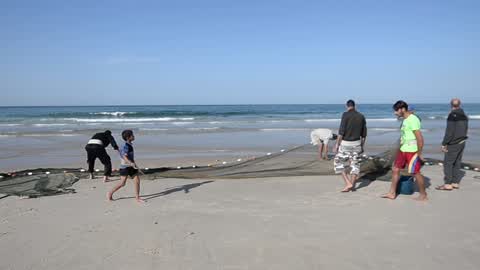 Palestinian Fishermen In Gaza