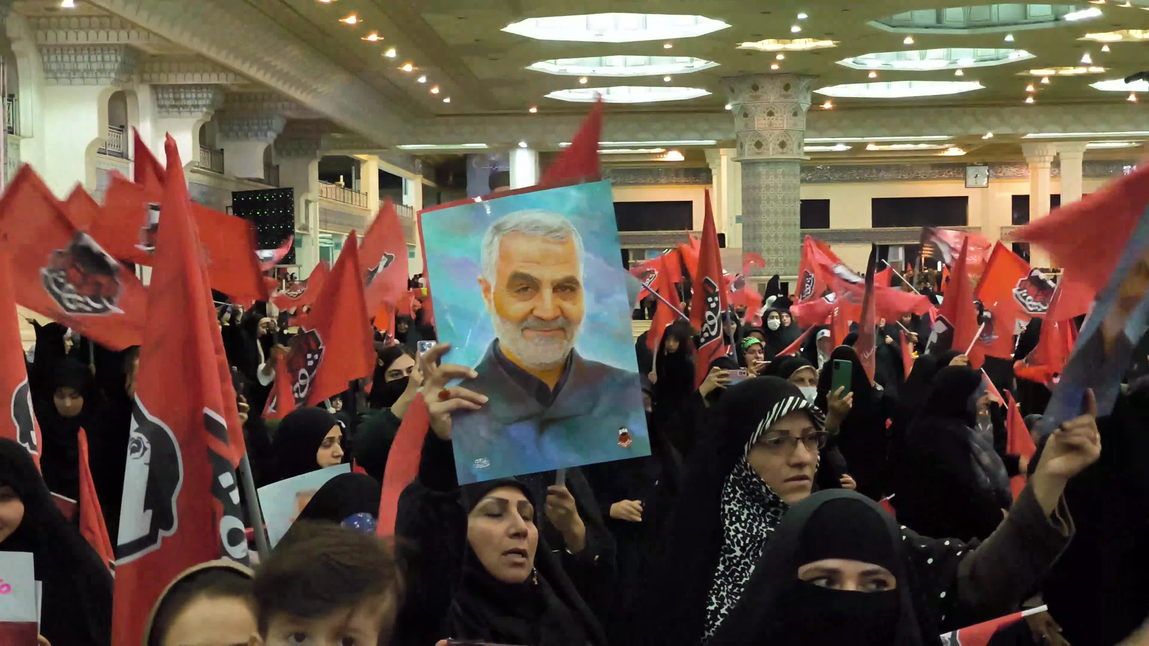 Iranians marked the killing anniversary of former Quds Force commander, General Soleimani