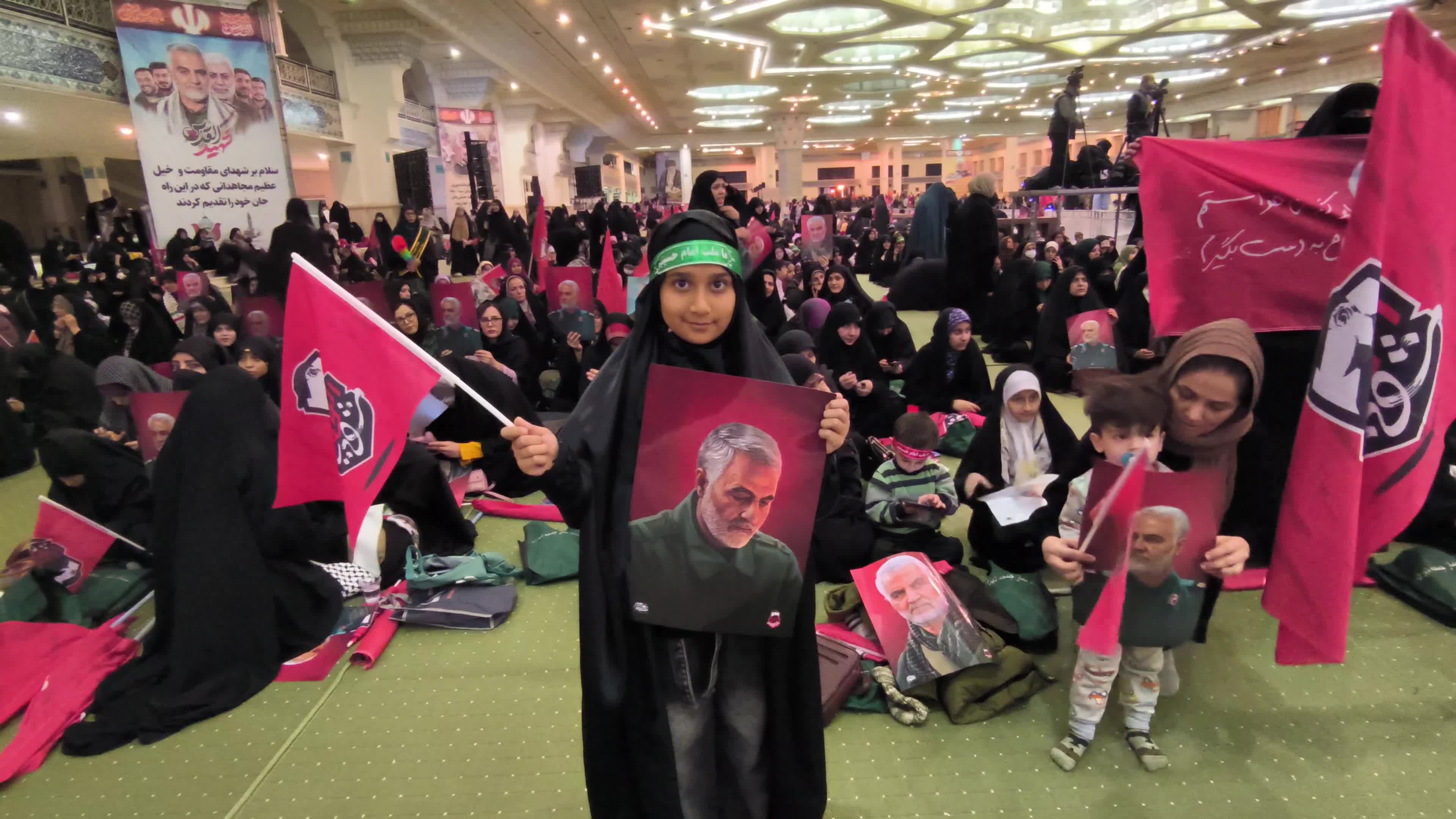 Iranians marked the killing anniversary of former Quds Force commander, General Soleimani