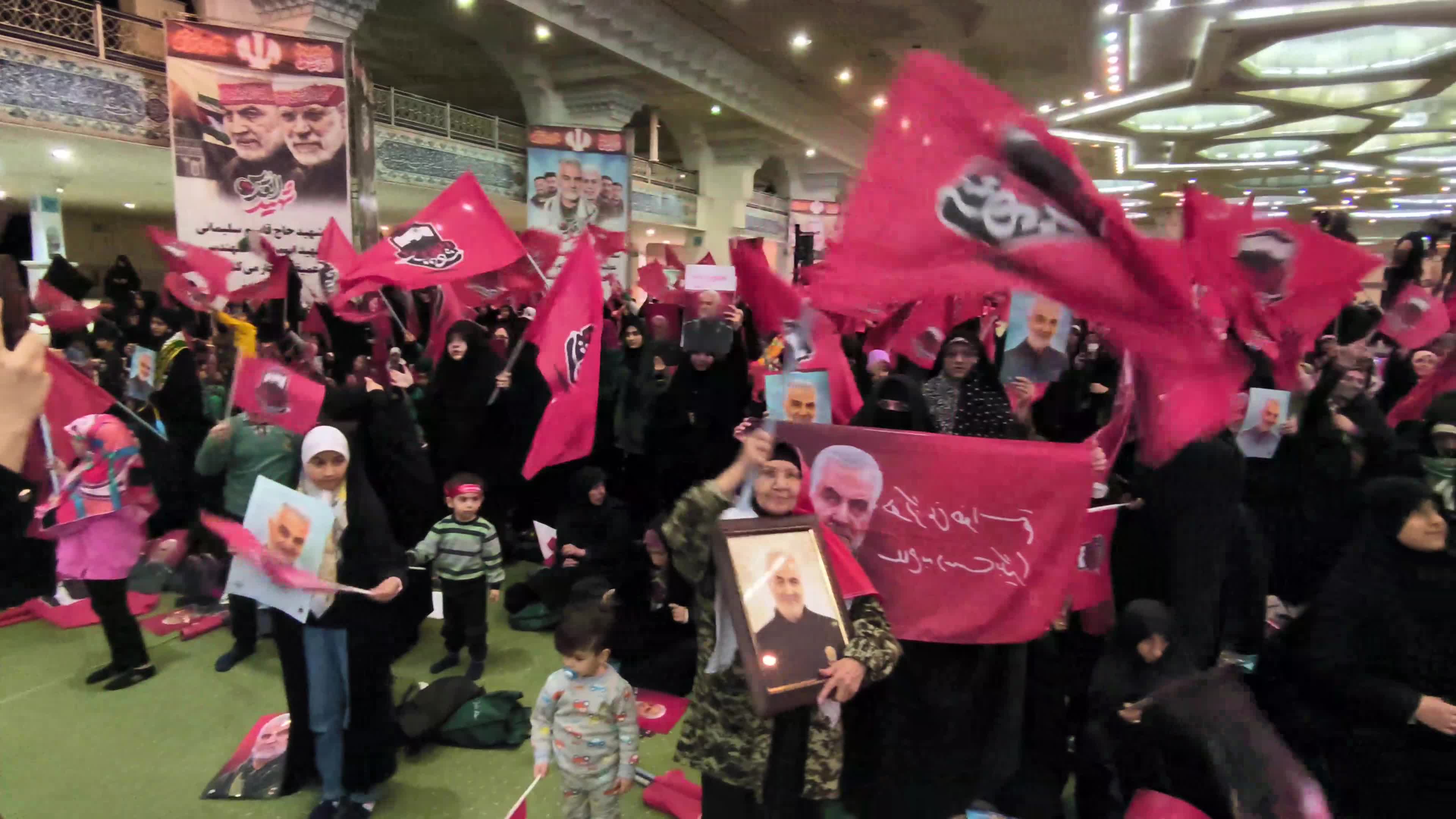 Iranians marked the killing anniversary of former Quds Force commander, General Soleimani