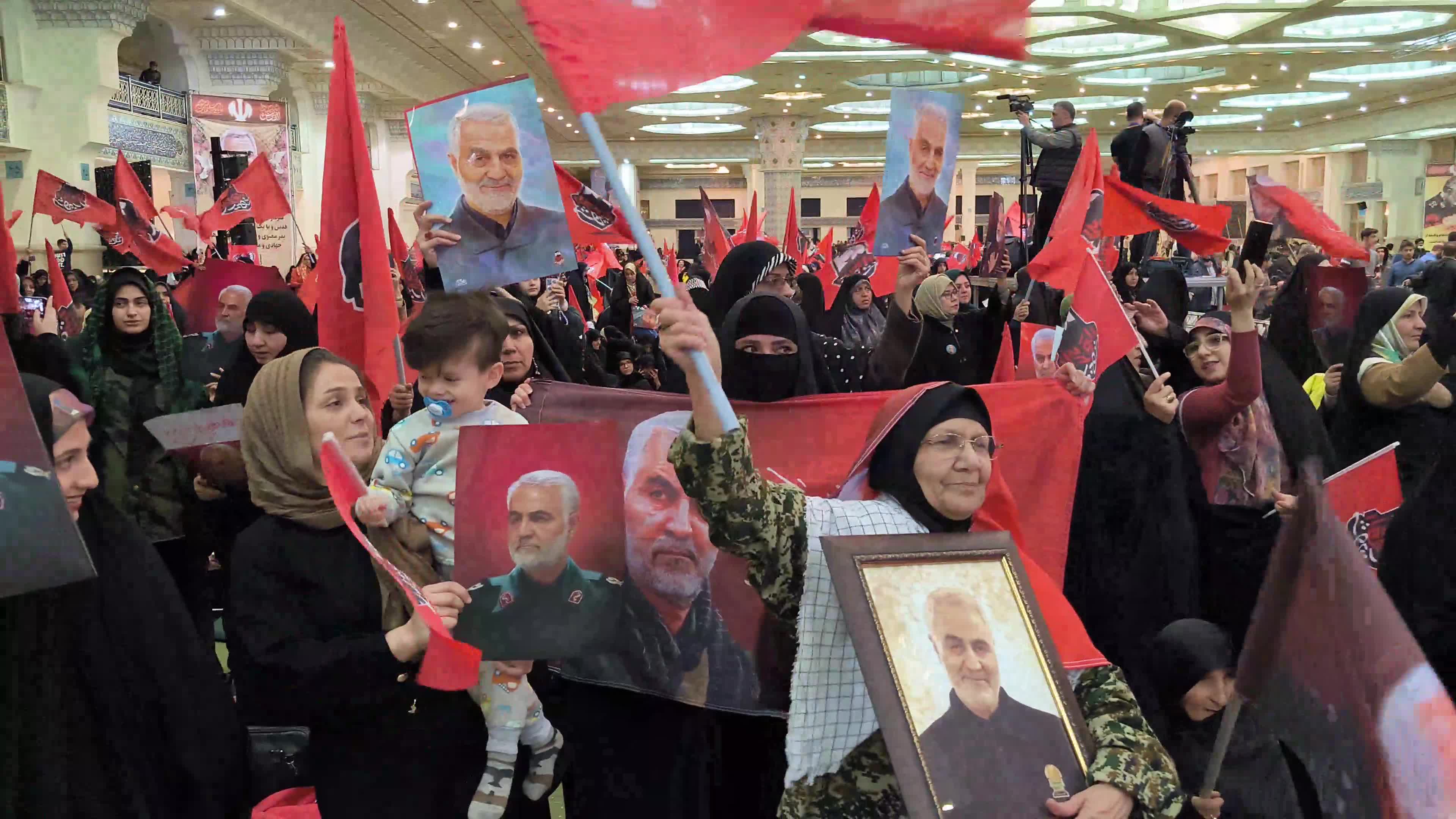 Iranians marked the killing anniversary of former Quds Force commander, General Soleimani