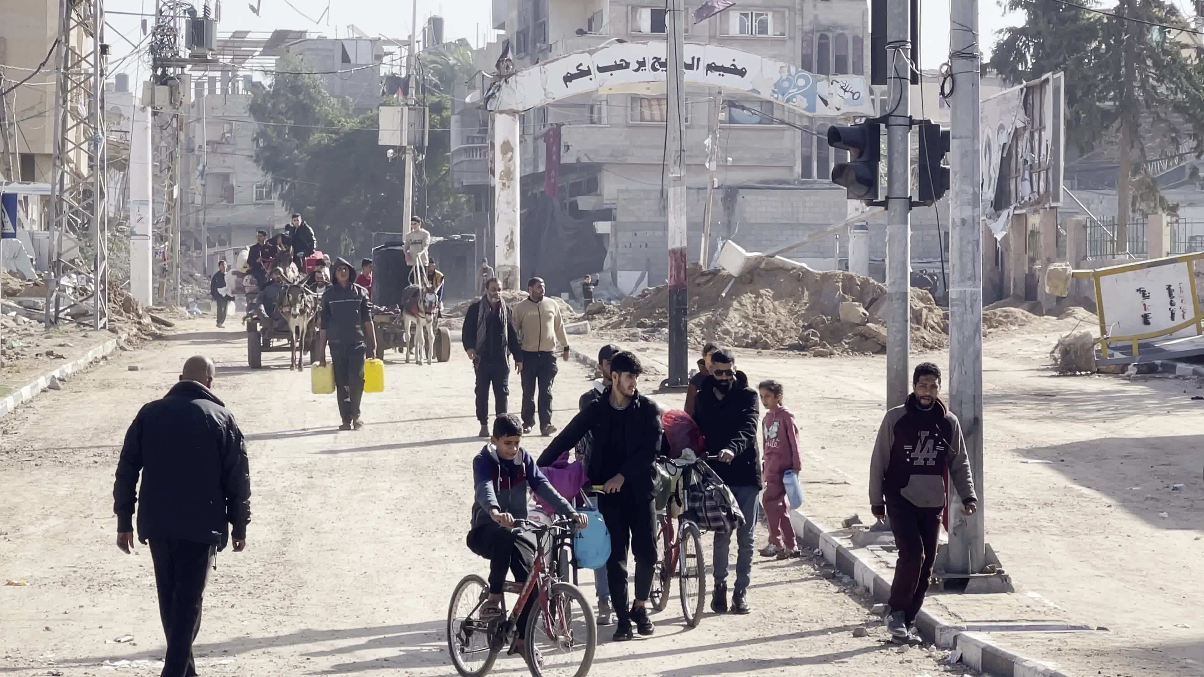 Aftermath of Israeli Airstrike In Gaza, Palestine