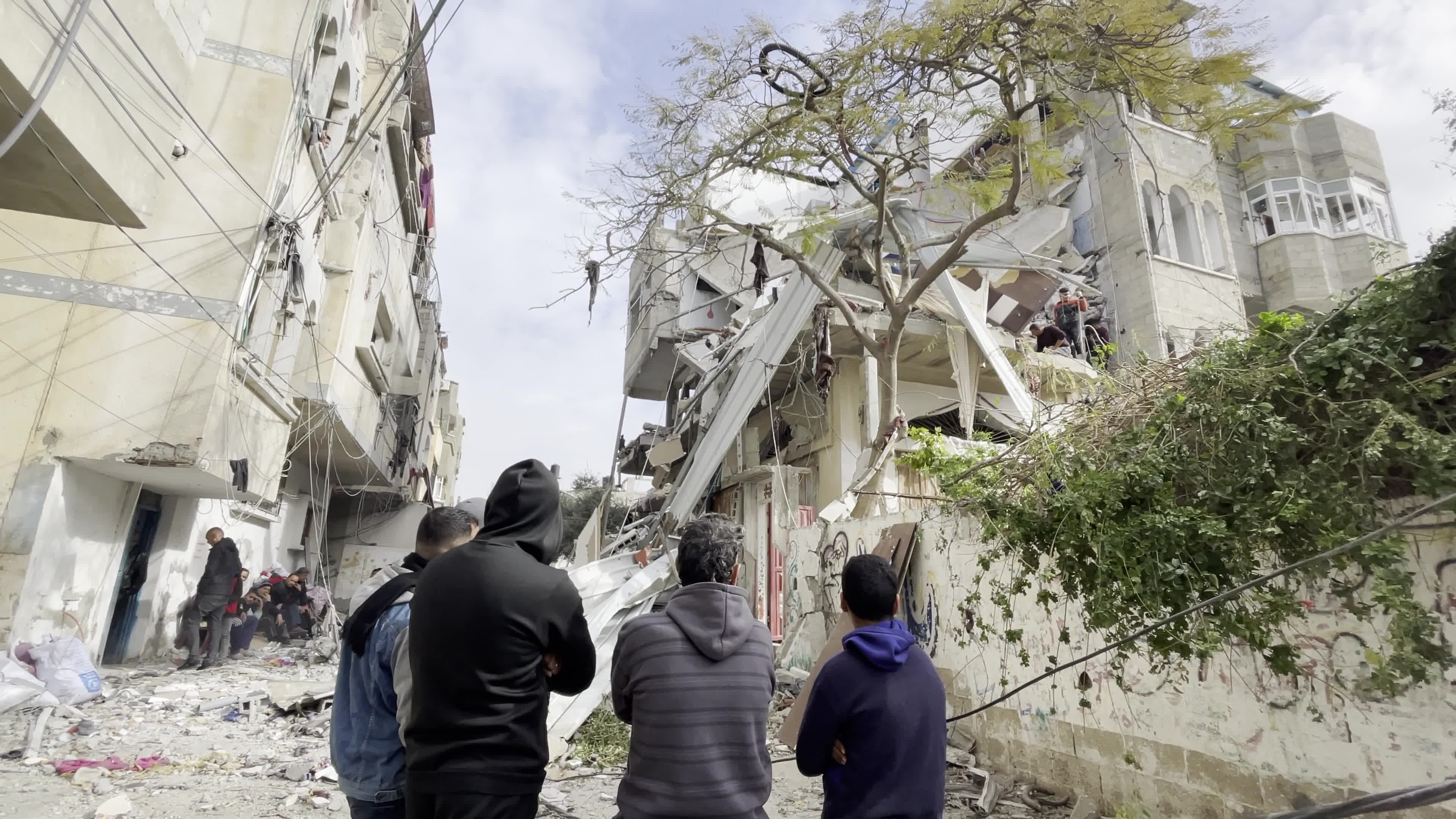 Aftermath of Israeli Airstrike In Gaza, Palestine