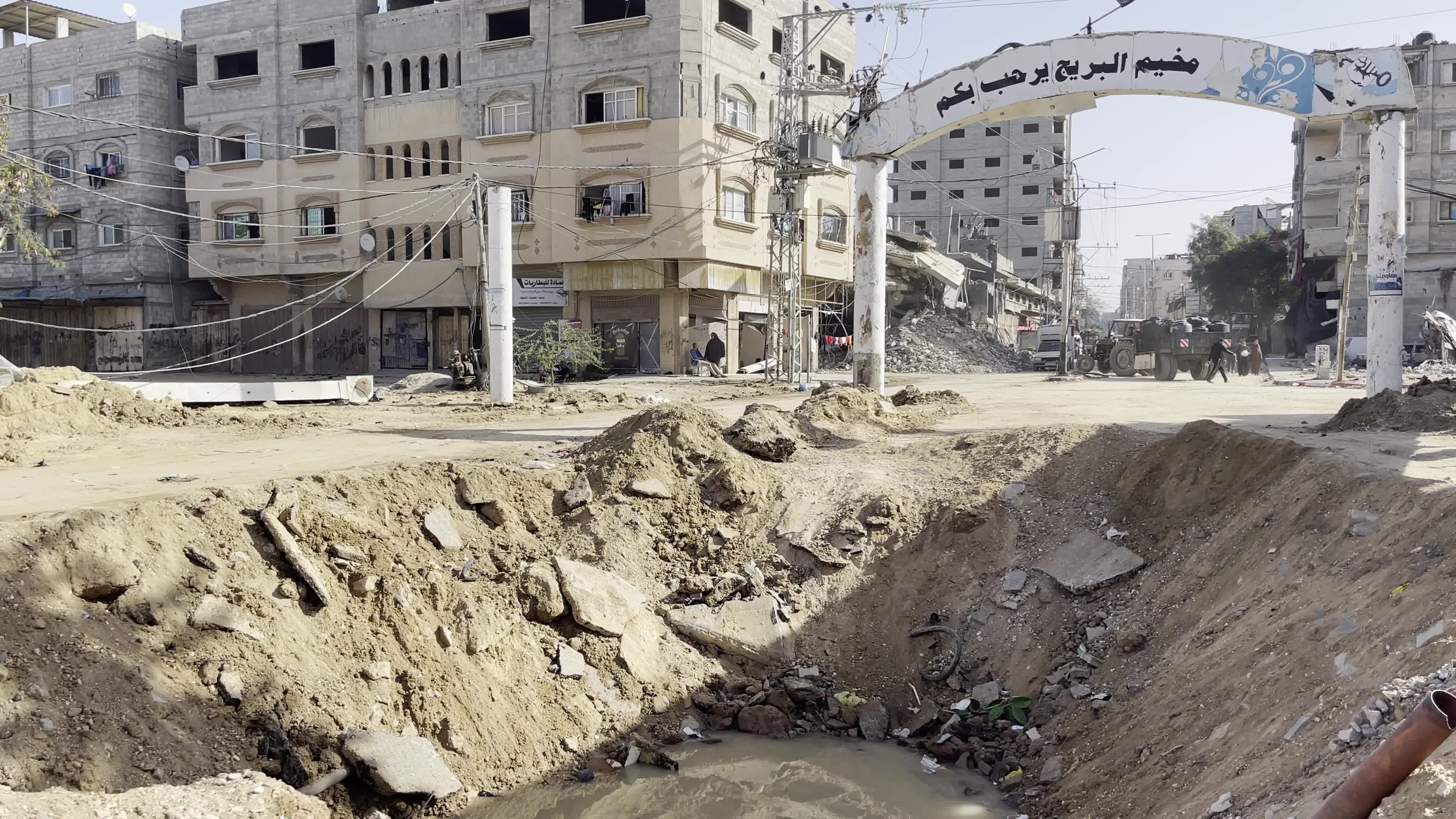 Aftermath of Israeli Airstrike In Gaza, Palestine