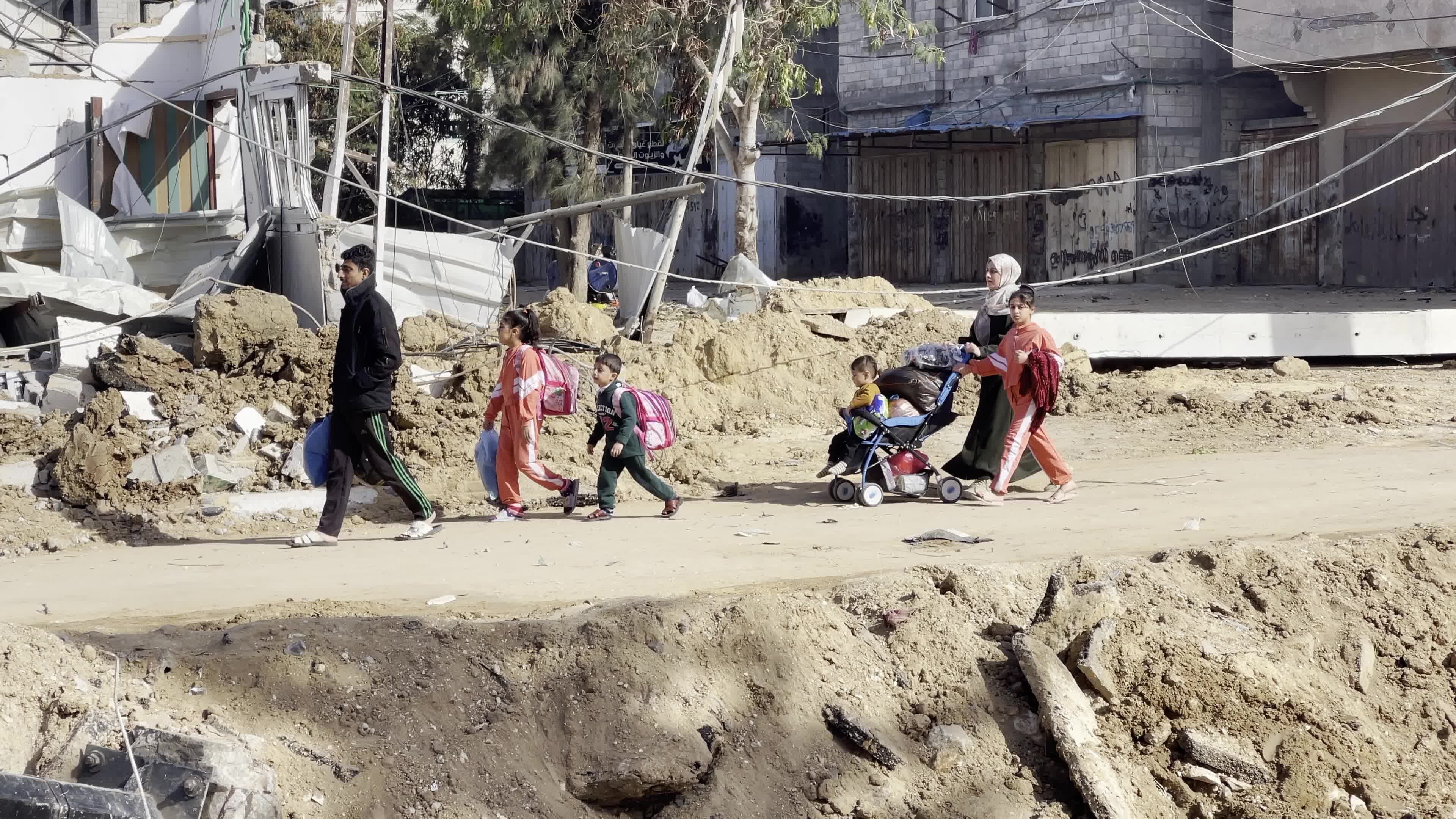 Aftermath of Israeli Airstrike In Gaza, Palestine