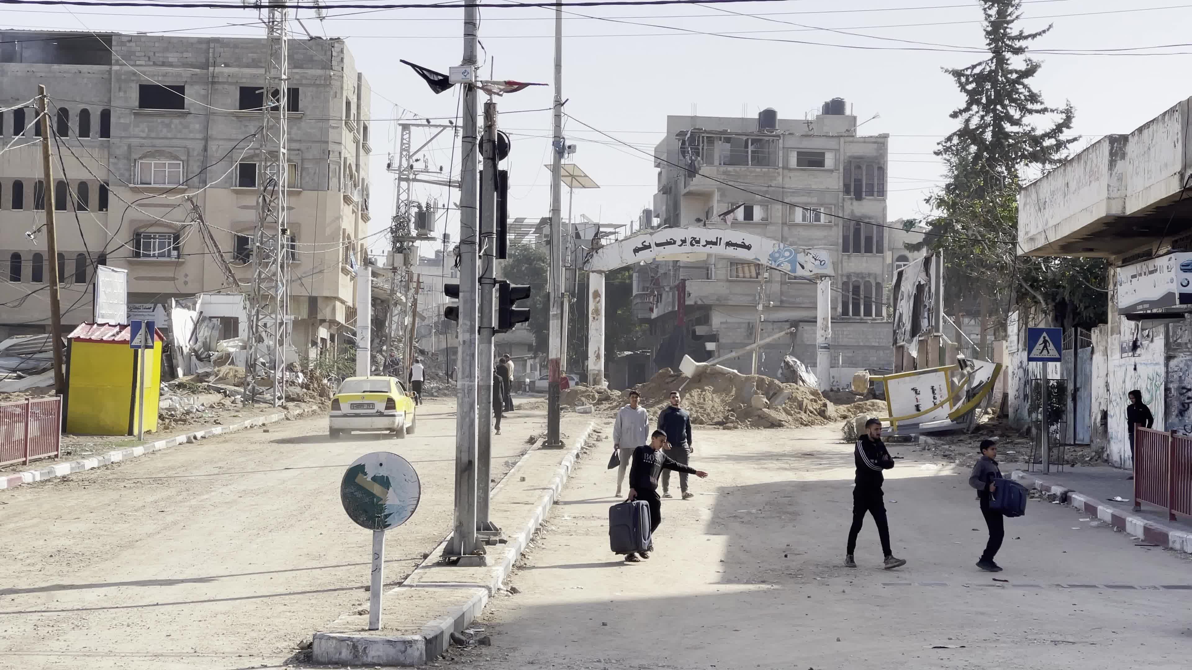 Aftermath of Israeli Airstrike In Gaza, Palestine