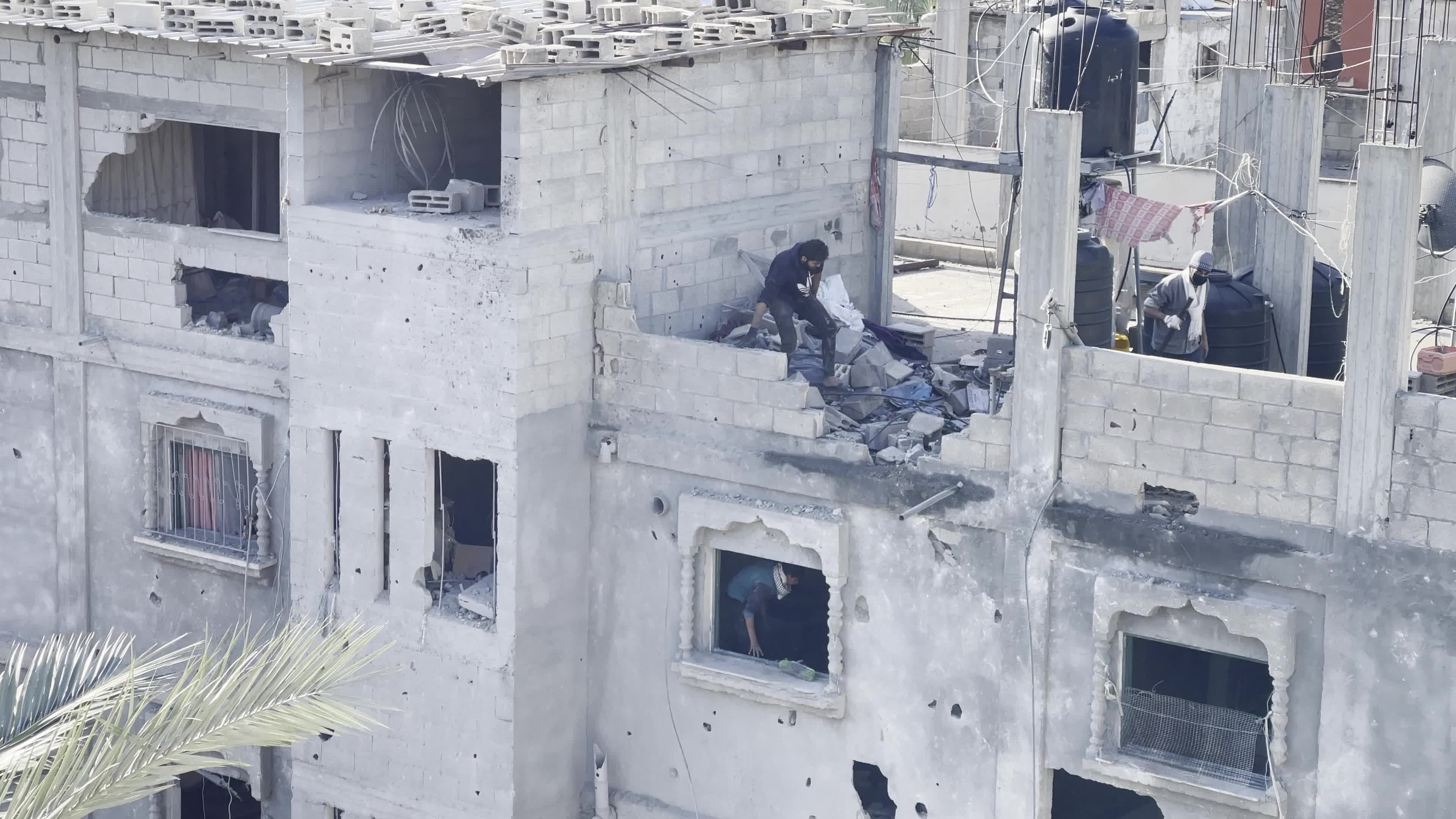 Aftermath of Israeli Airstrike In Gaza, Palestine
