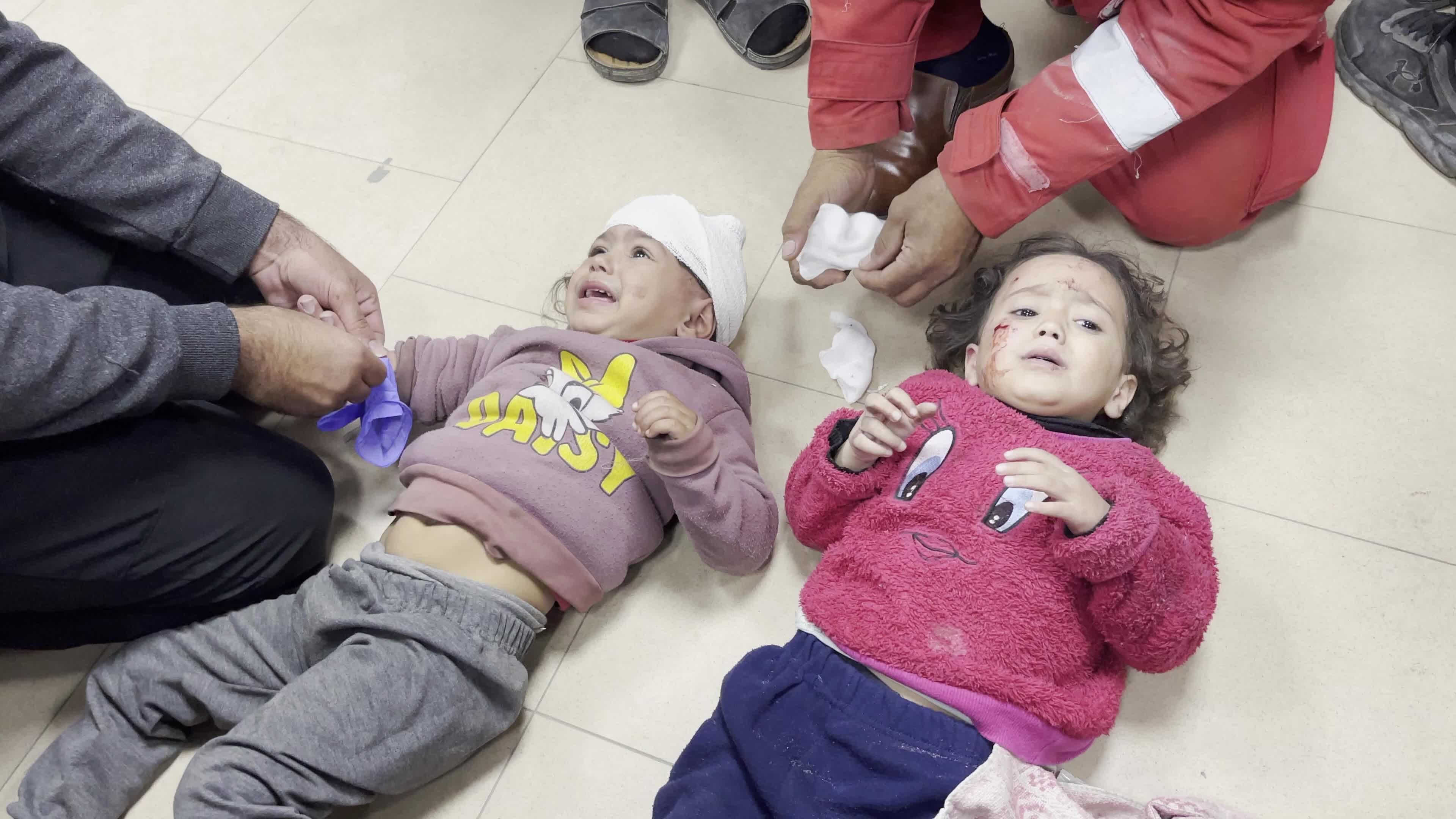 Aftermath of Israeli Airstrike In Gaza, Palestine