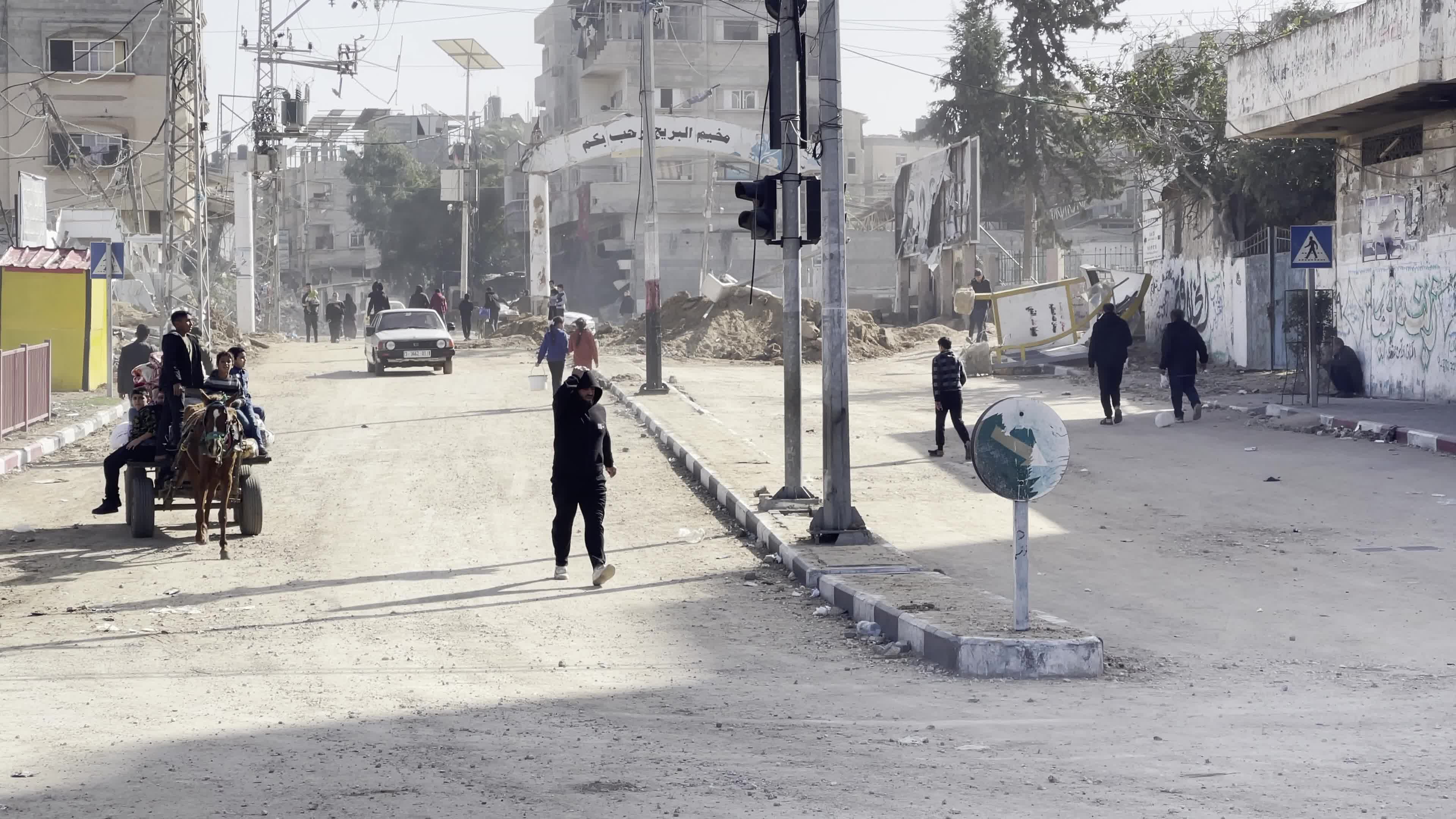 Aftermath of Israeli Airstrike In Gaza, Palestine