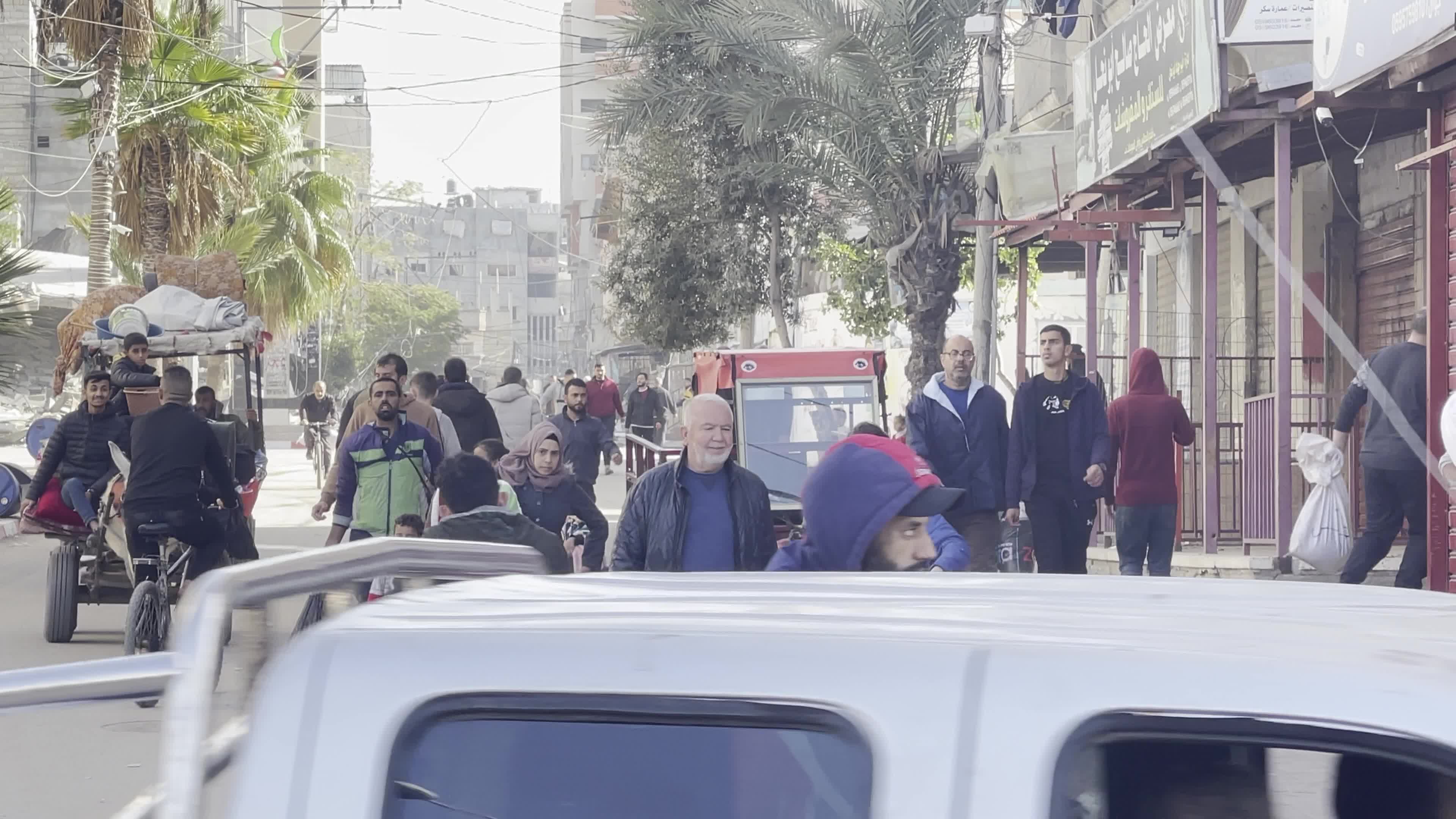 Aftermath of Israeli Airstrike In Gaza, Palestine