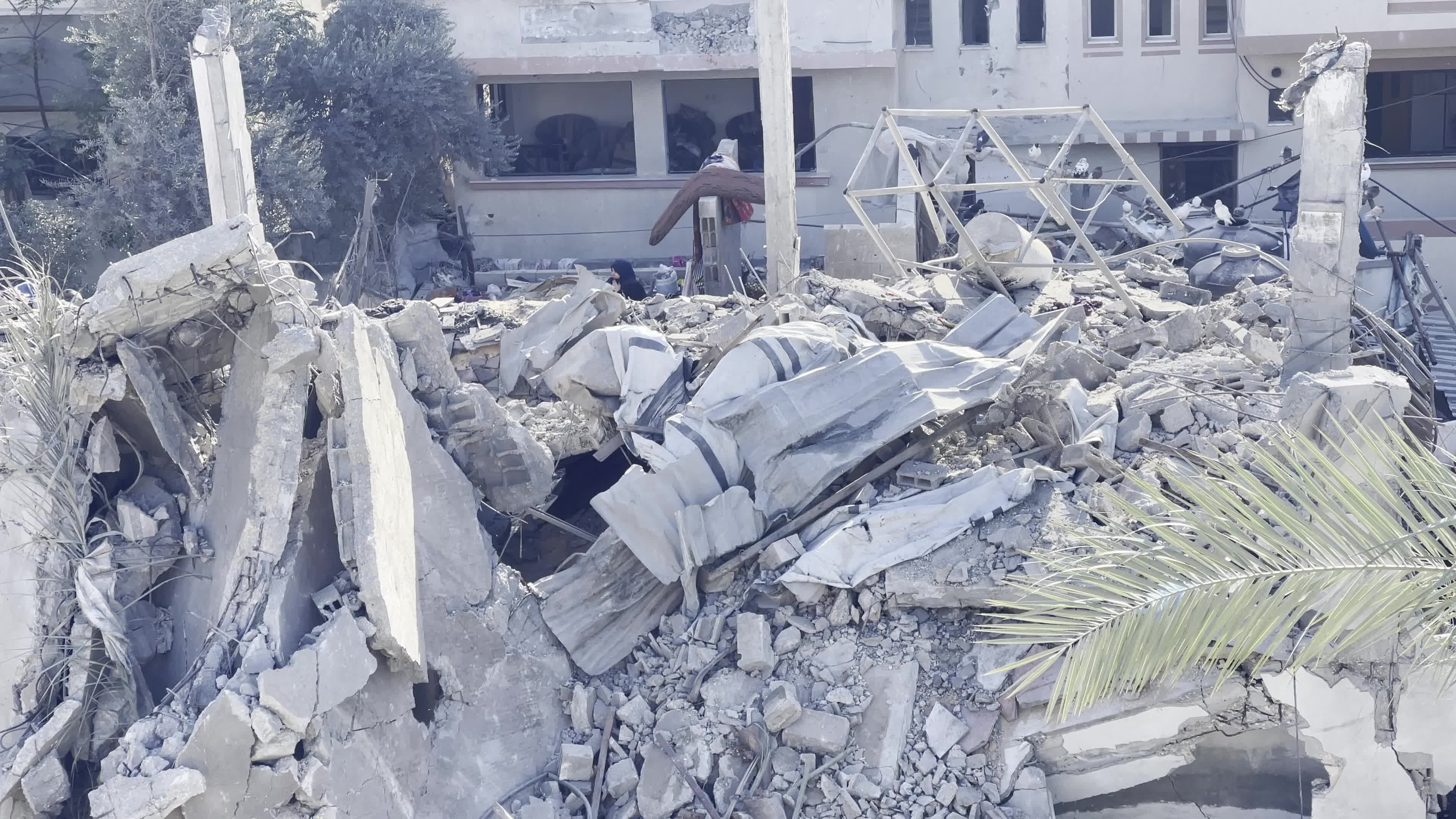 Aftermath of Israeli Airstrike In Gaza, Palestine