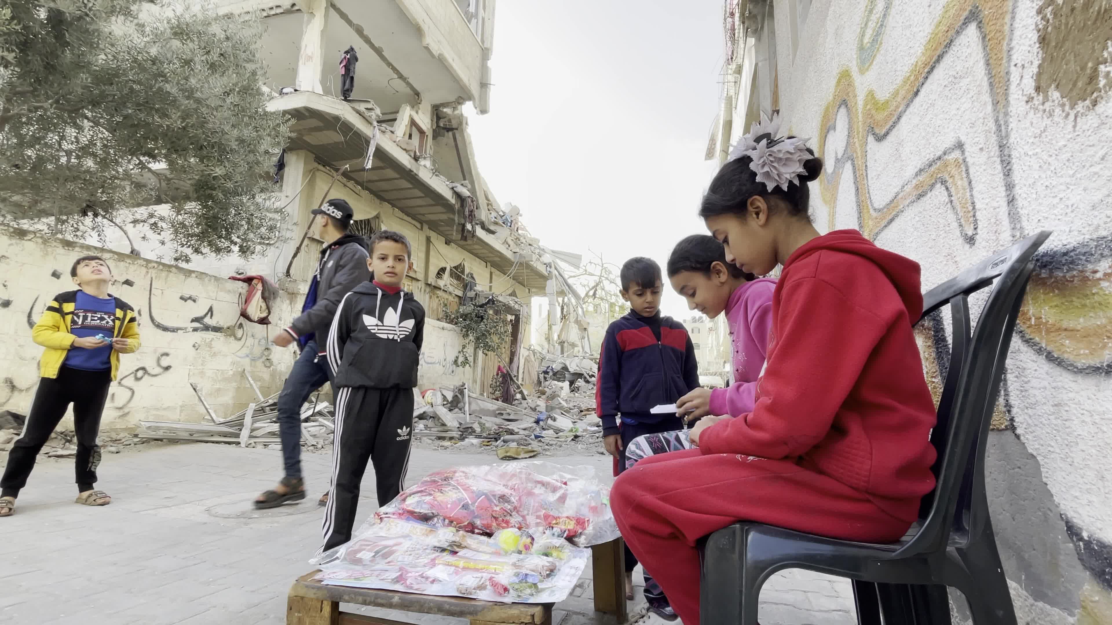 Aftermath of Israeli Airstrike In Gaza, Palestine