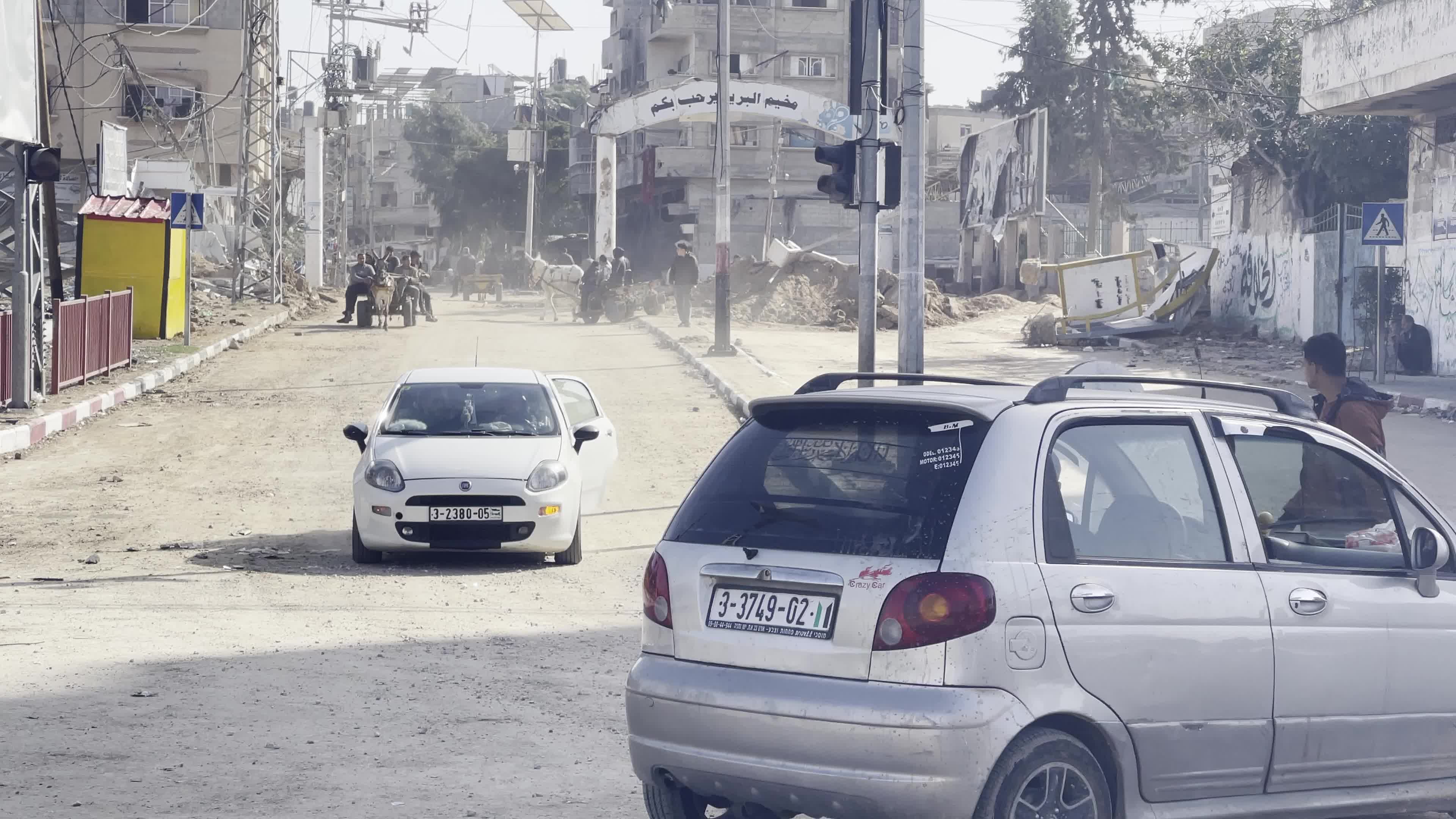 Aftermath of Israeli Airstrike In Gaza, Palestine