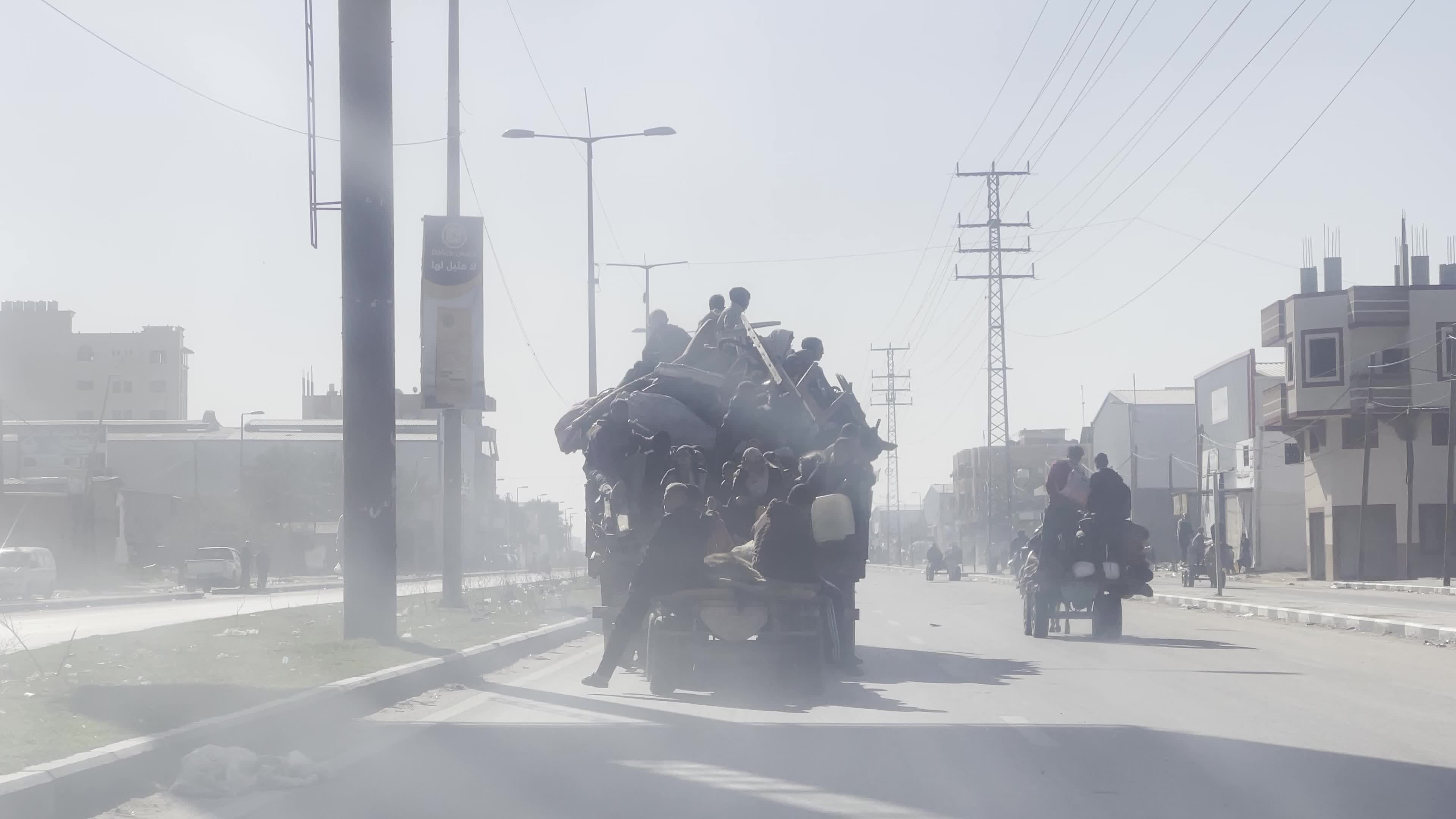 Palestinians Flee Homes Under Evacuation Orders Amid Israel-Hamas Conflict
