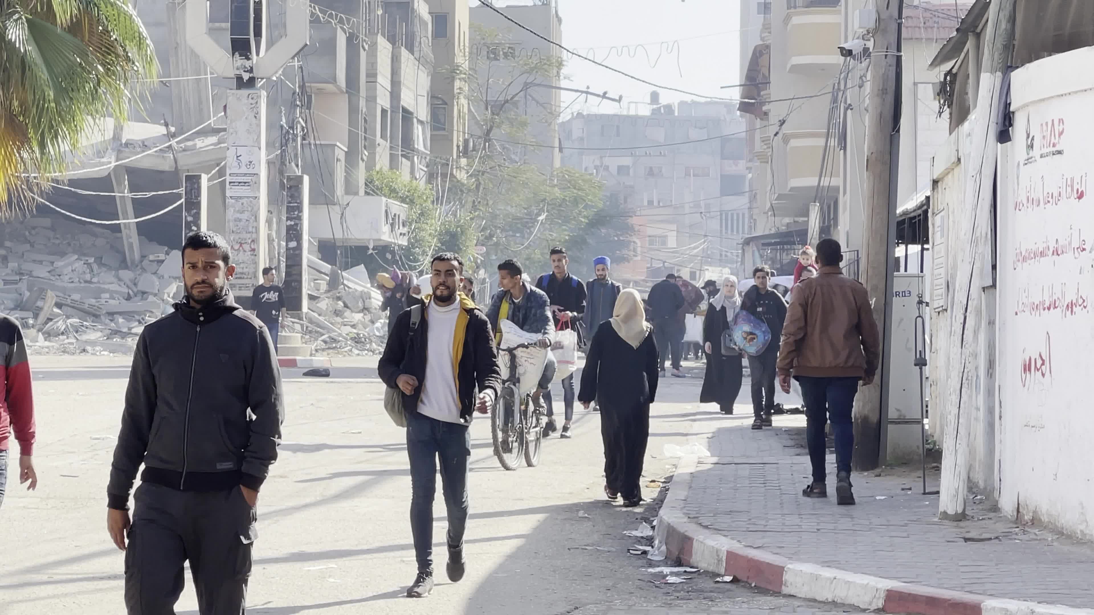 Palestinians Flee Homes Under Evacuation Orders Amid Israel-Hamas Conflict