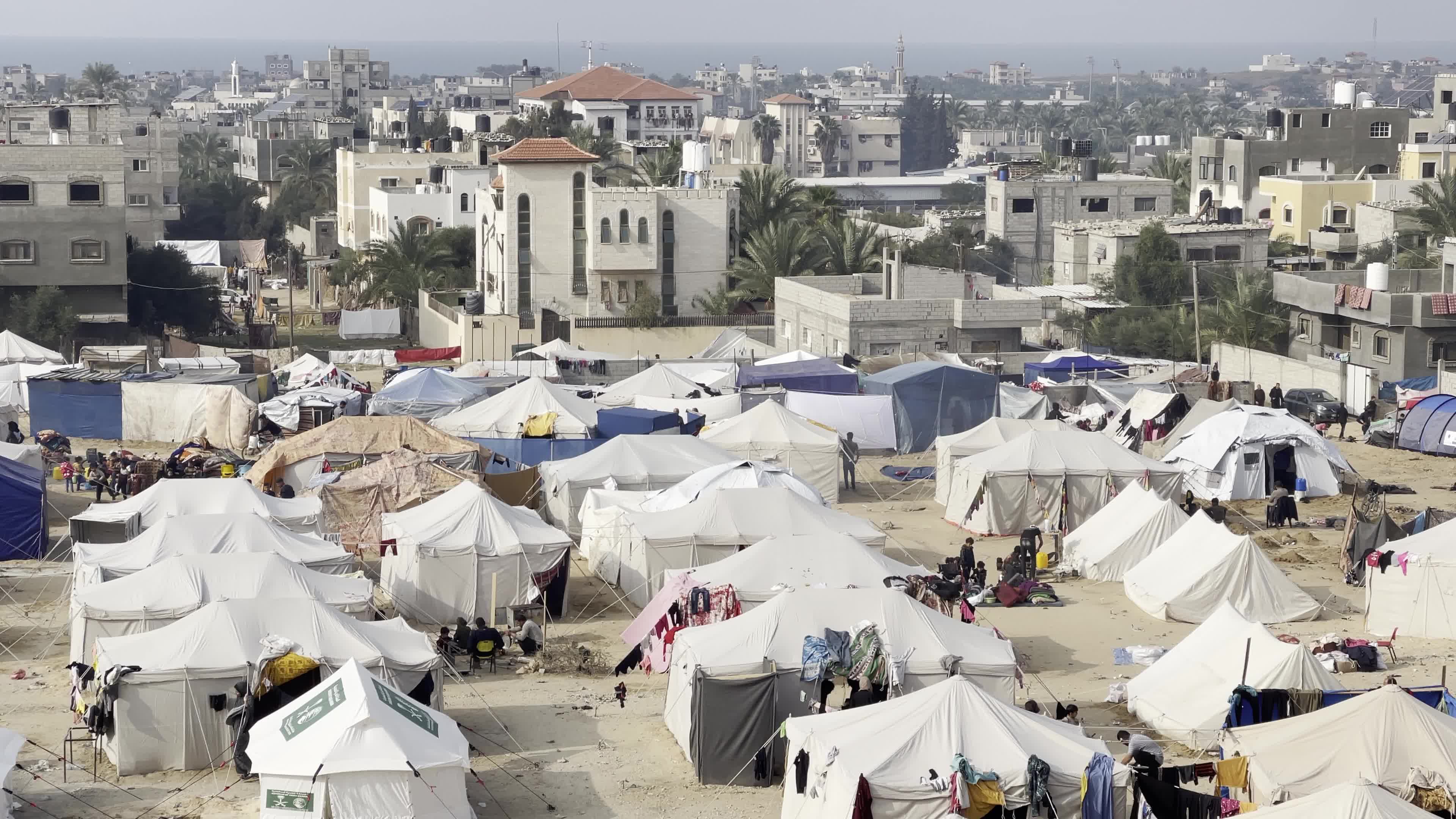 Displaced Civilians Seek Refuge in Deir Balah Amid Ongoing Israel-Hamas Clashes