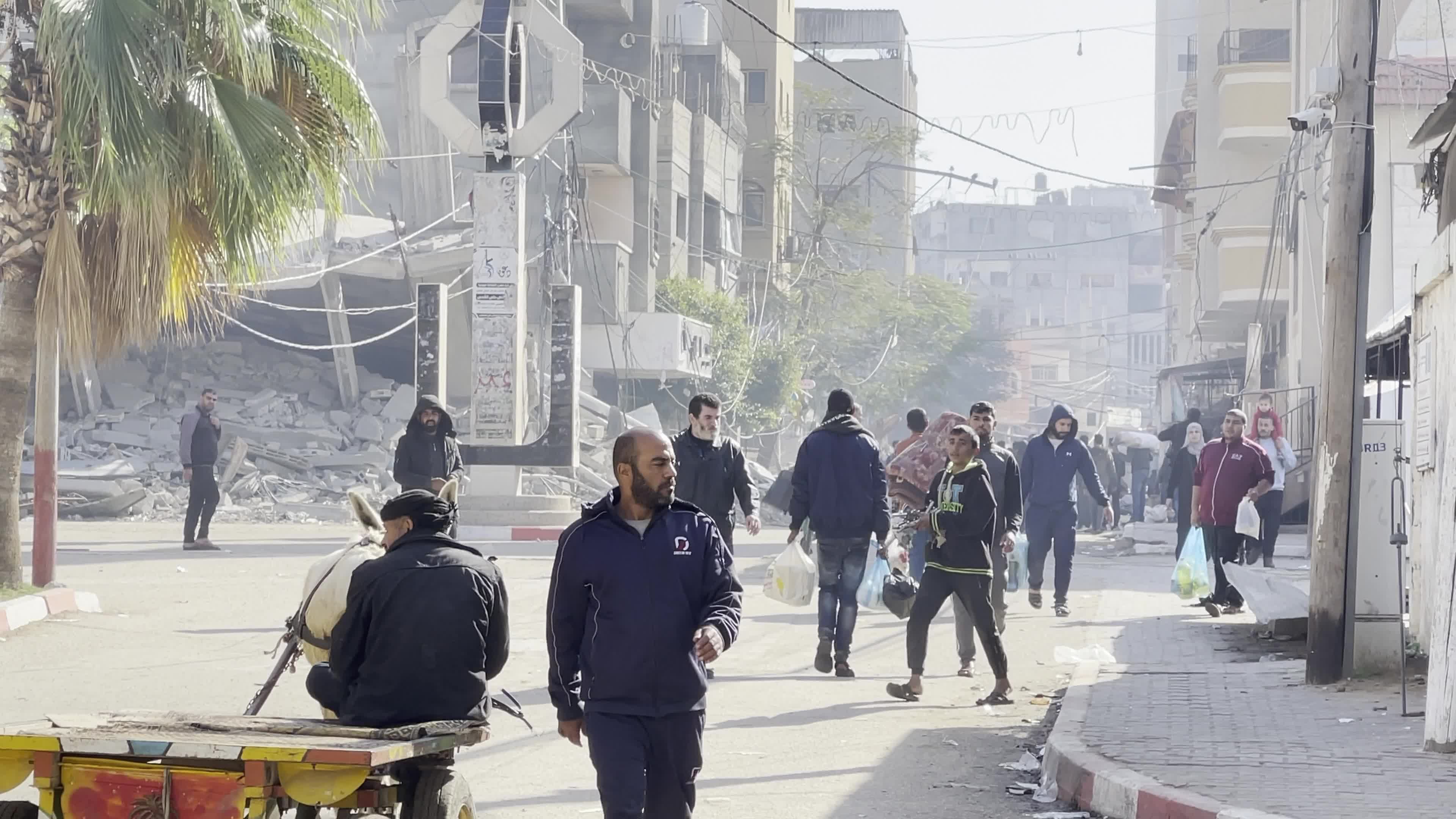 Palestinians Flee Homes Under Evacuation Orders Amid Israel-Hamas Conflict
