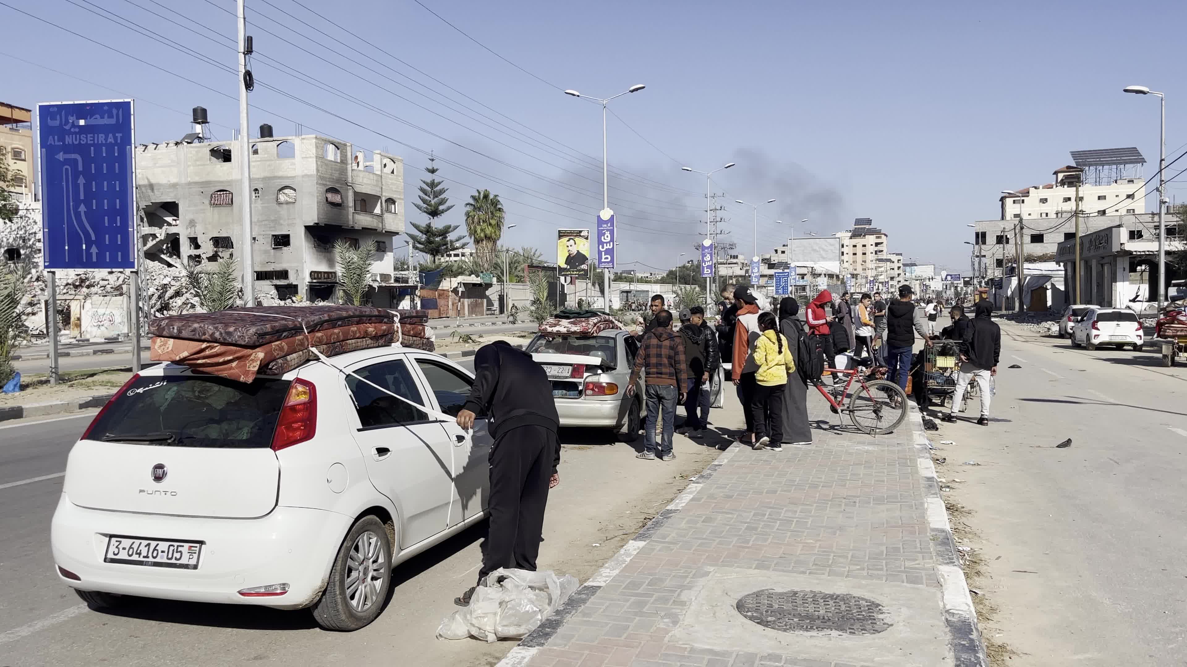 Palestinians Flee Homes Under Evacuation Orders Amid Israel-Hamas Conflict