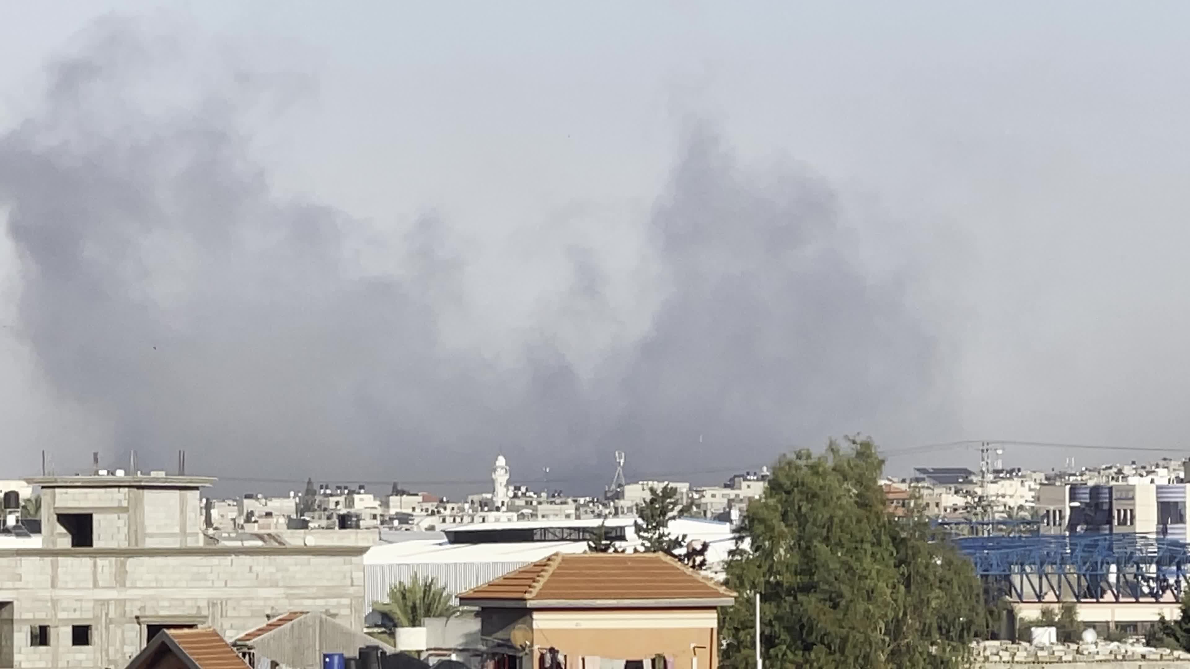 Israeli Airstrike In Gaza, Palestine