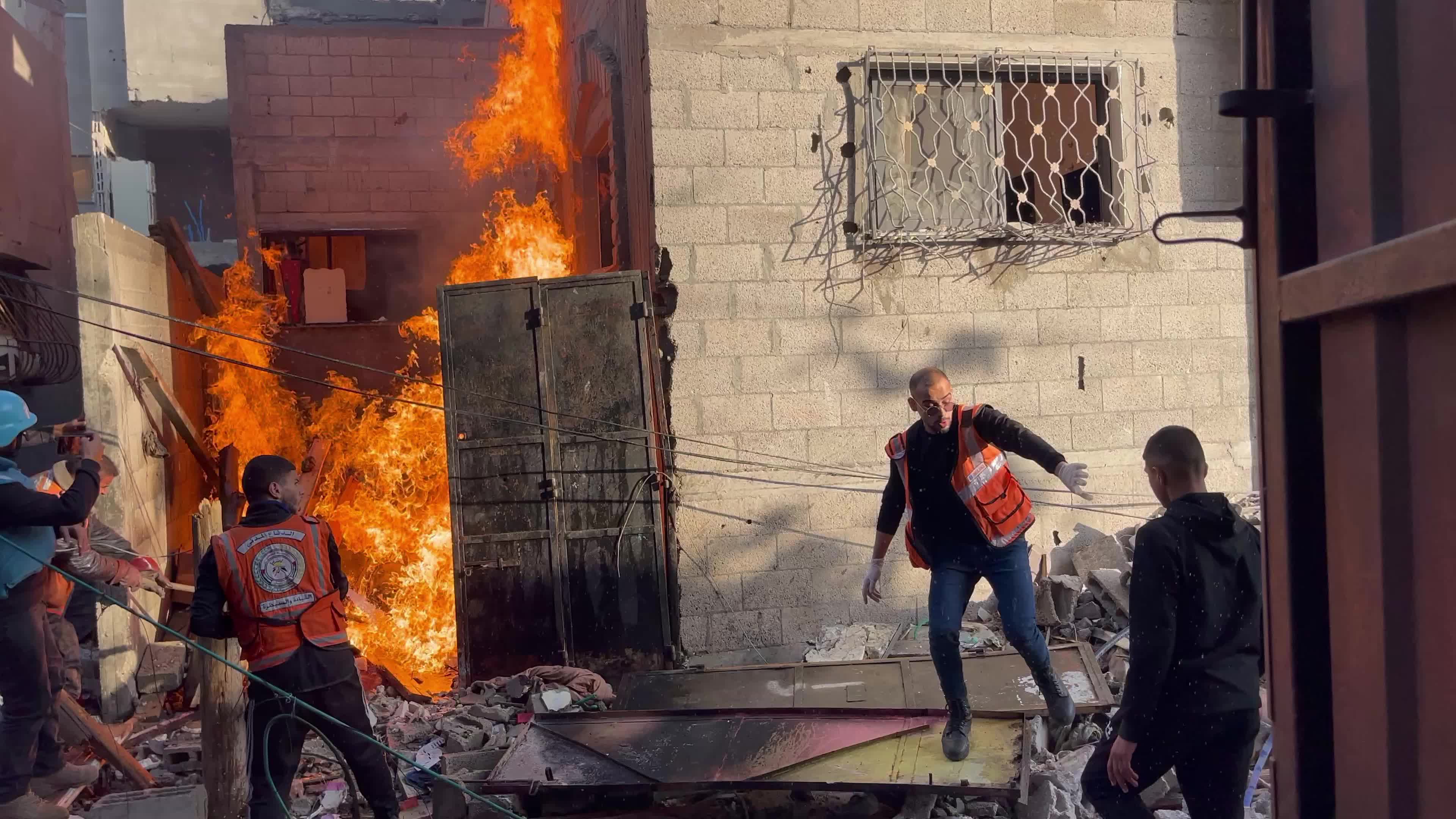 Aftermath of Israeli Airstrike - January 3, 2024