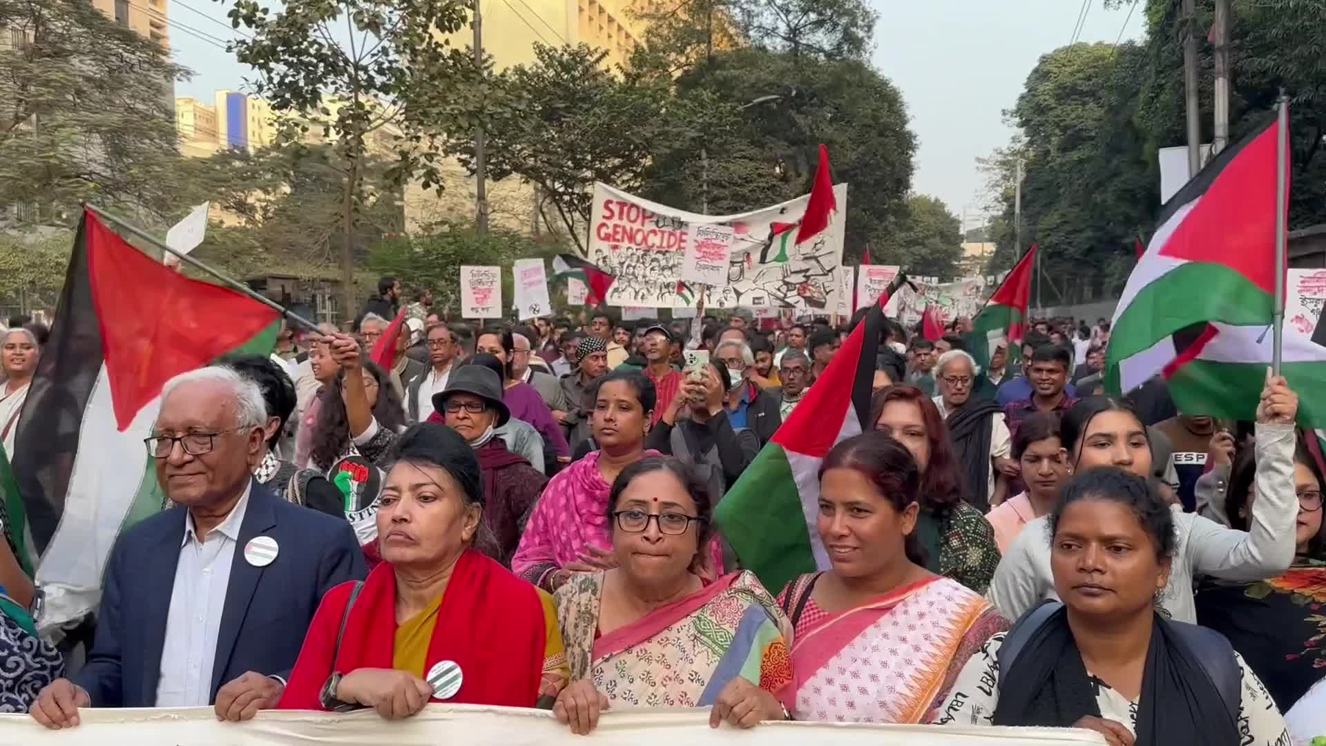 Rally in Solidarity with The Palestinian People