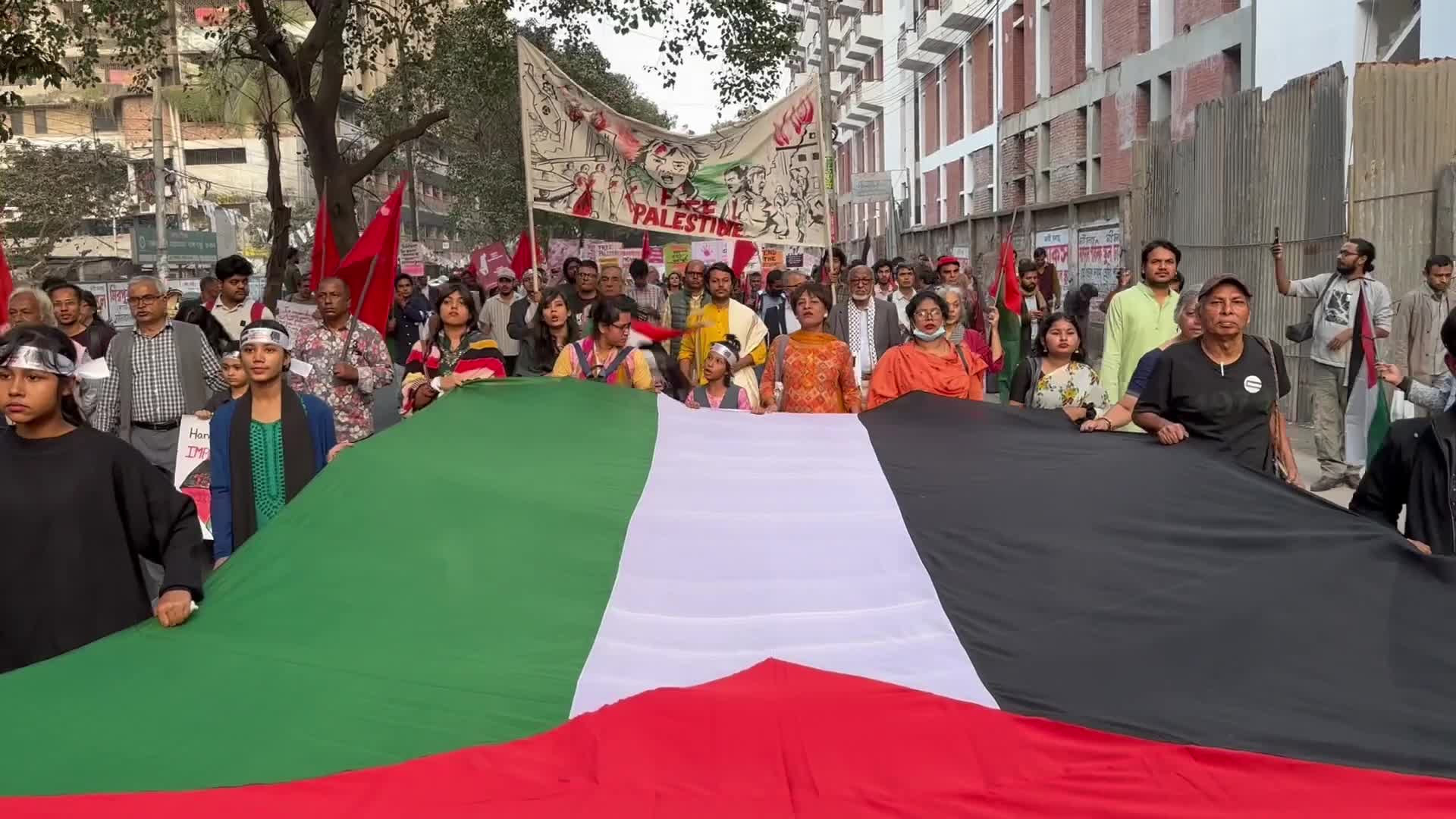 Rally in Solidarity with The Palestinian People