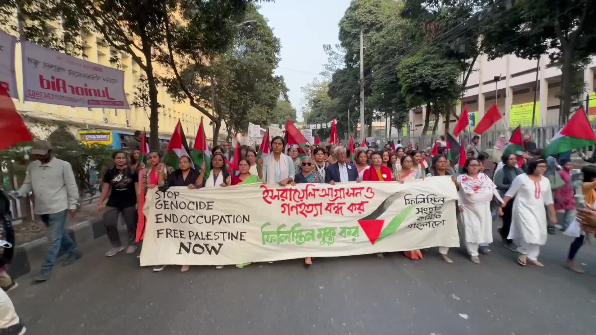 Rally in Solidarity with The Palestinian People