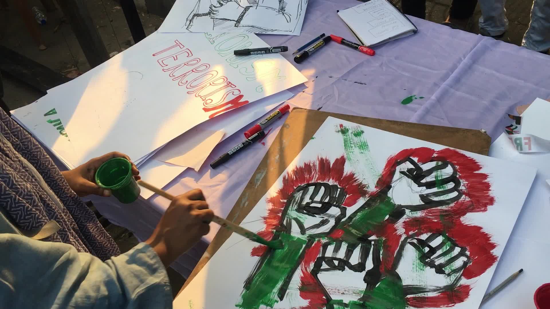Protest in Dhaka