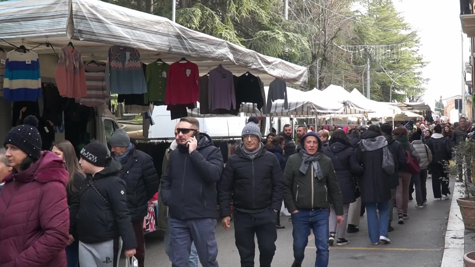 Epiphany Fair in L'Aquila, Italy