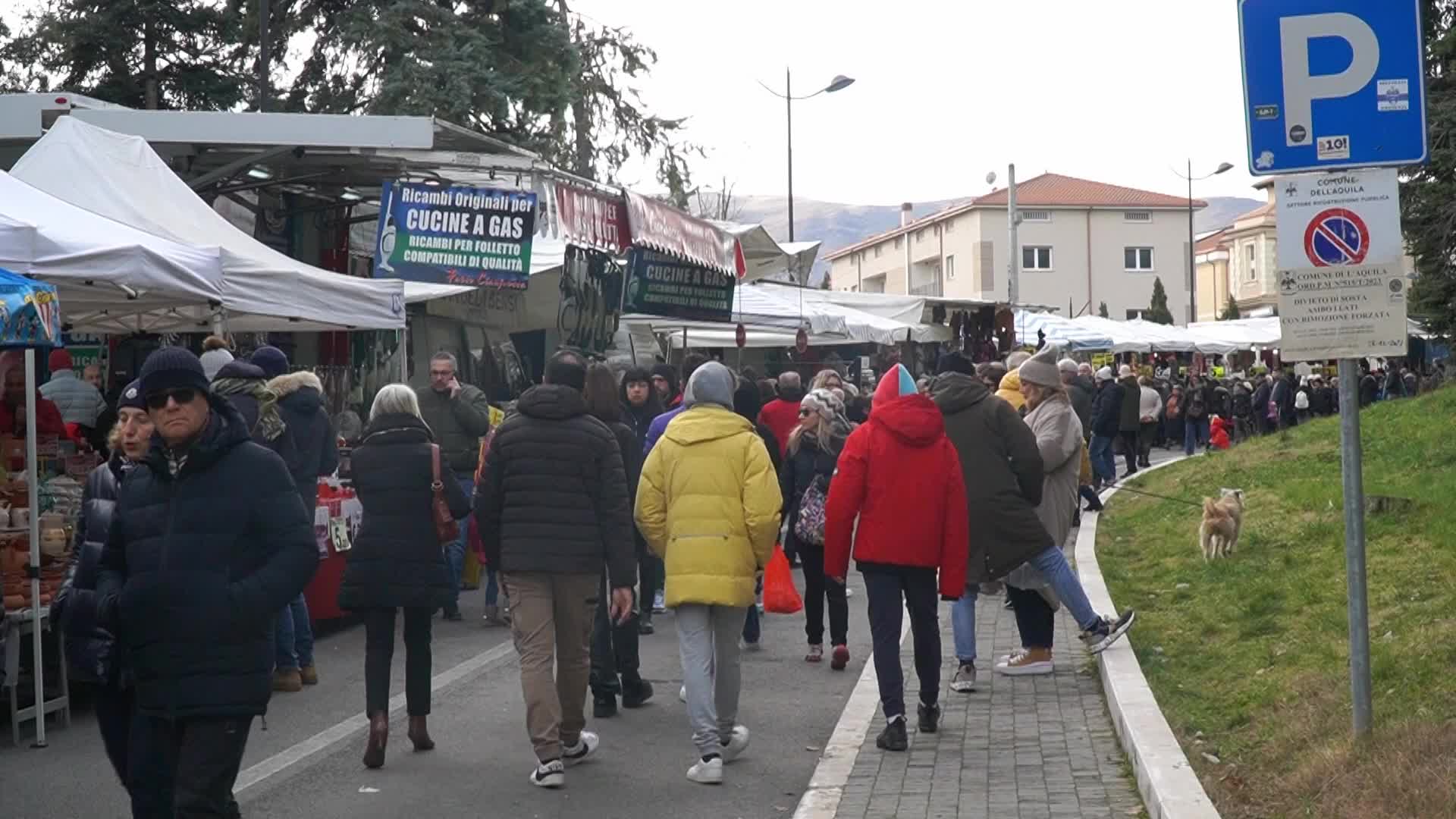 Epiphany Fair in L'Aquila, Italy