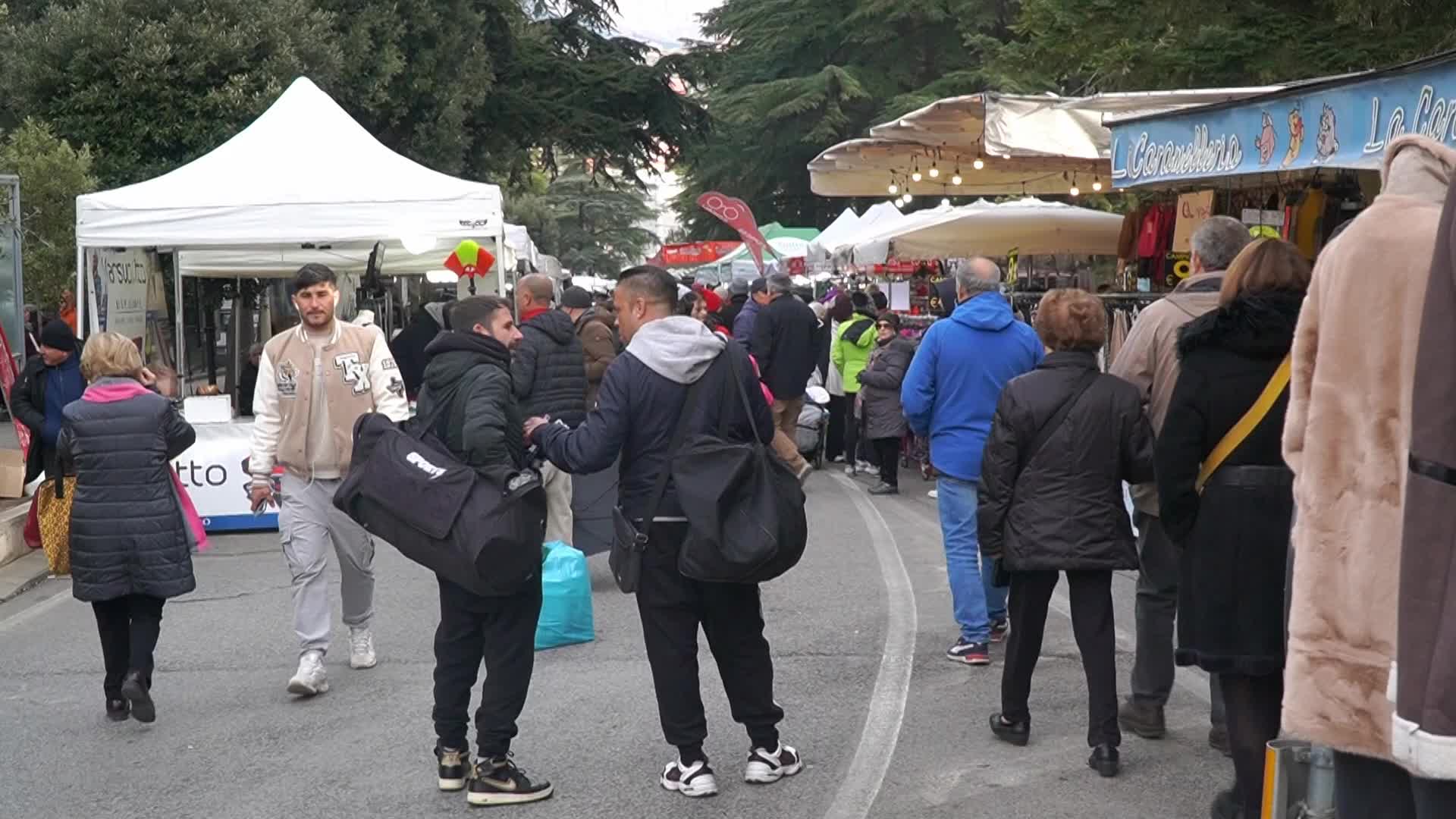 Epiphany Fair in L'Aquila, Italy