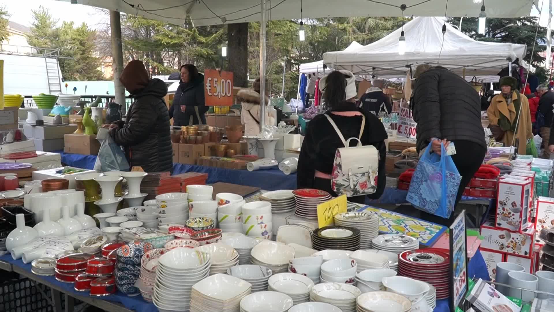Epiphany Fair in L'Aquila, Italy