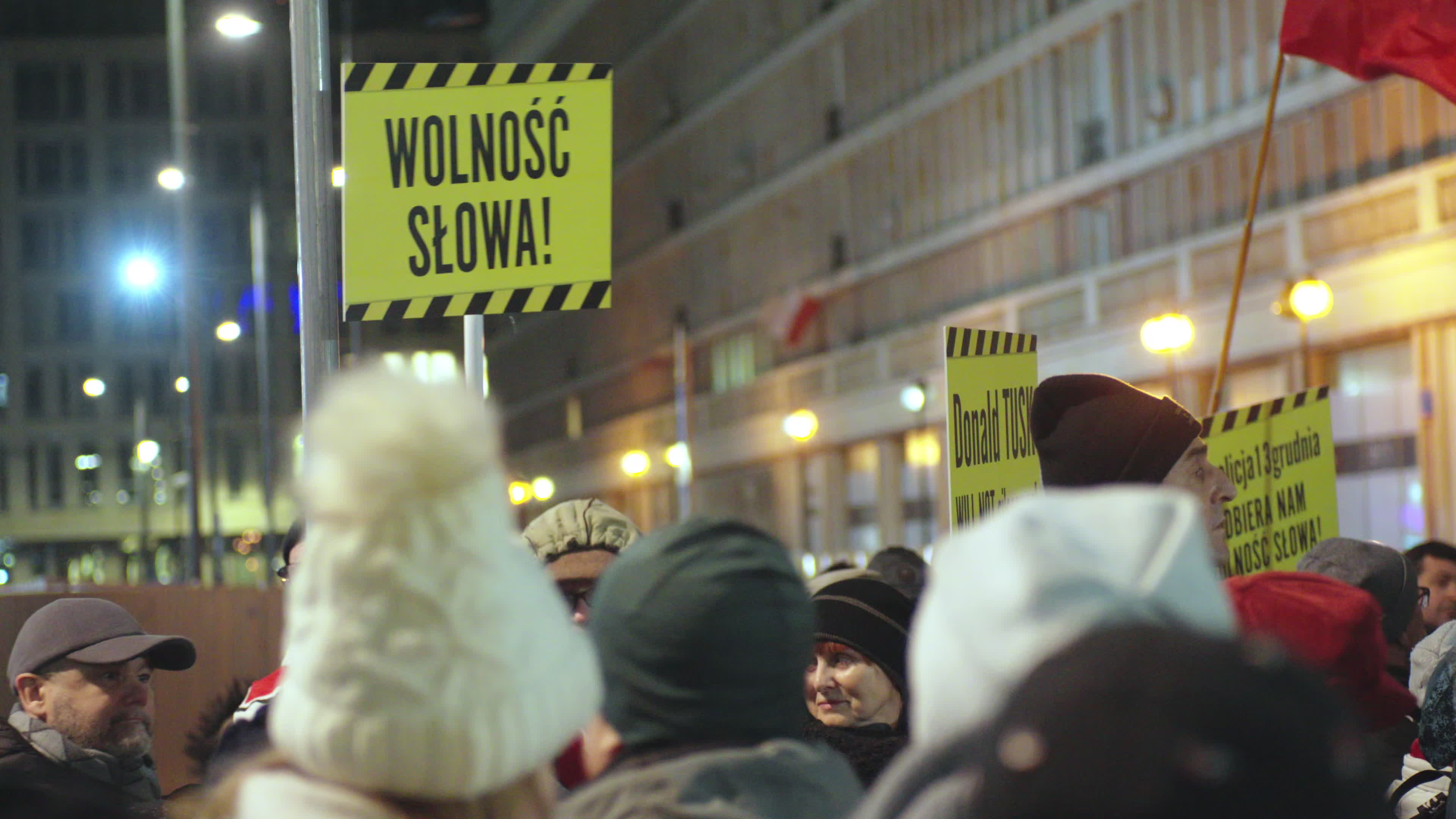 Polish public broadcaster occupied by opposition supporters