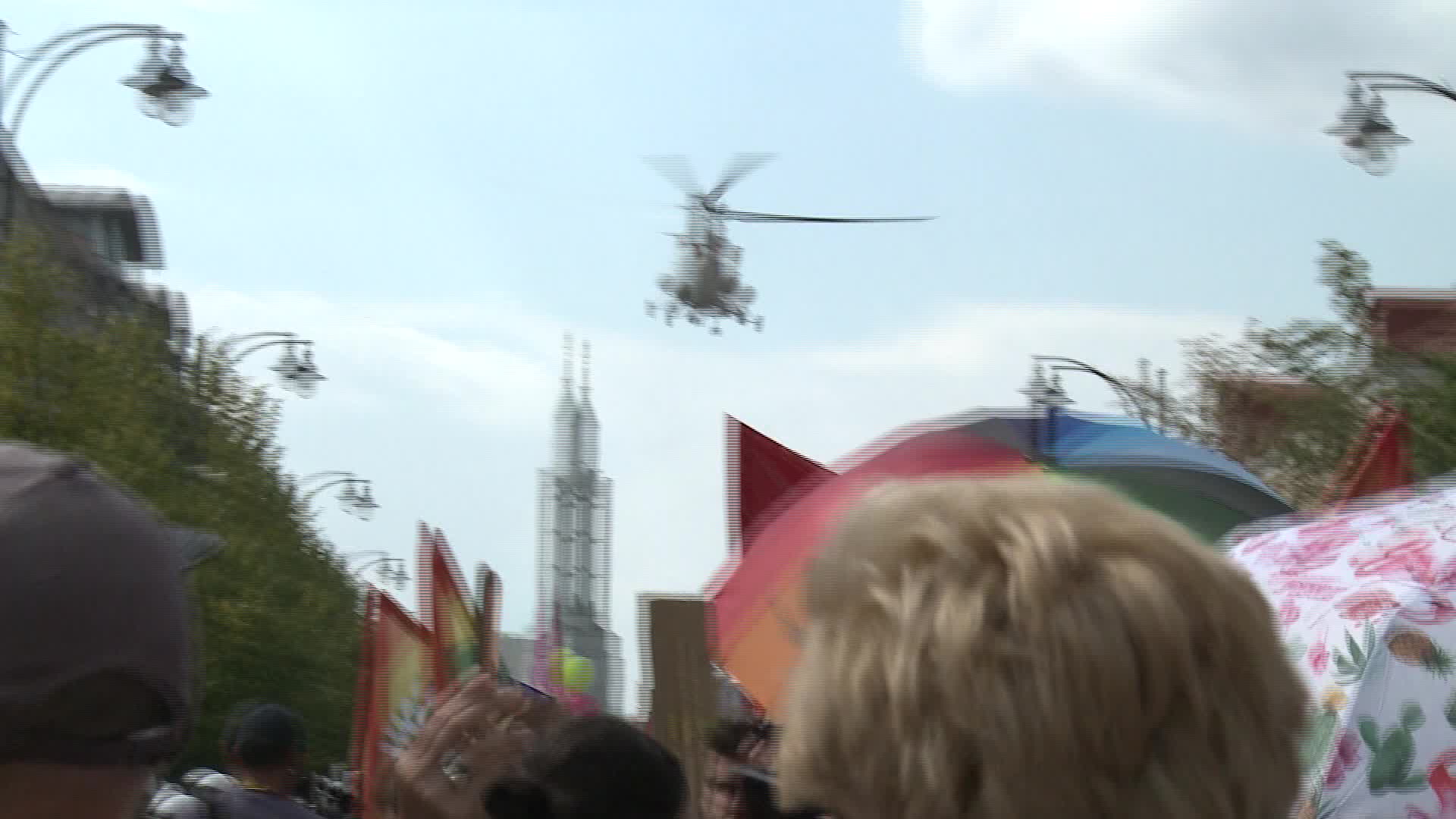 Right wing counter-protest at Bialystok's first LGBT march