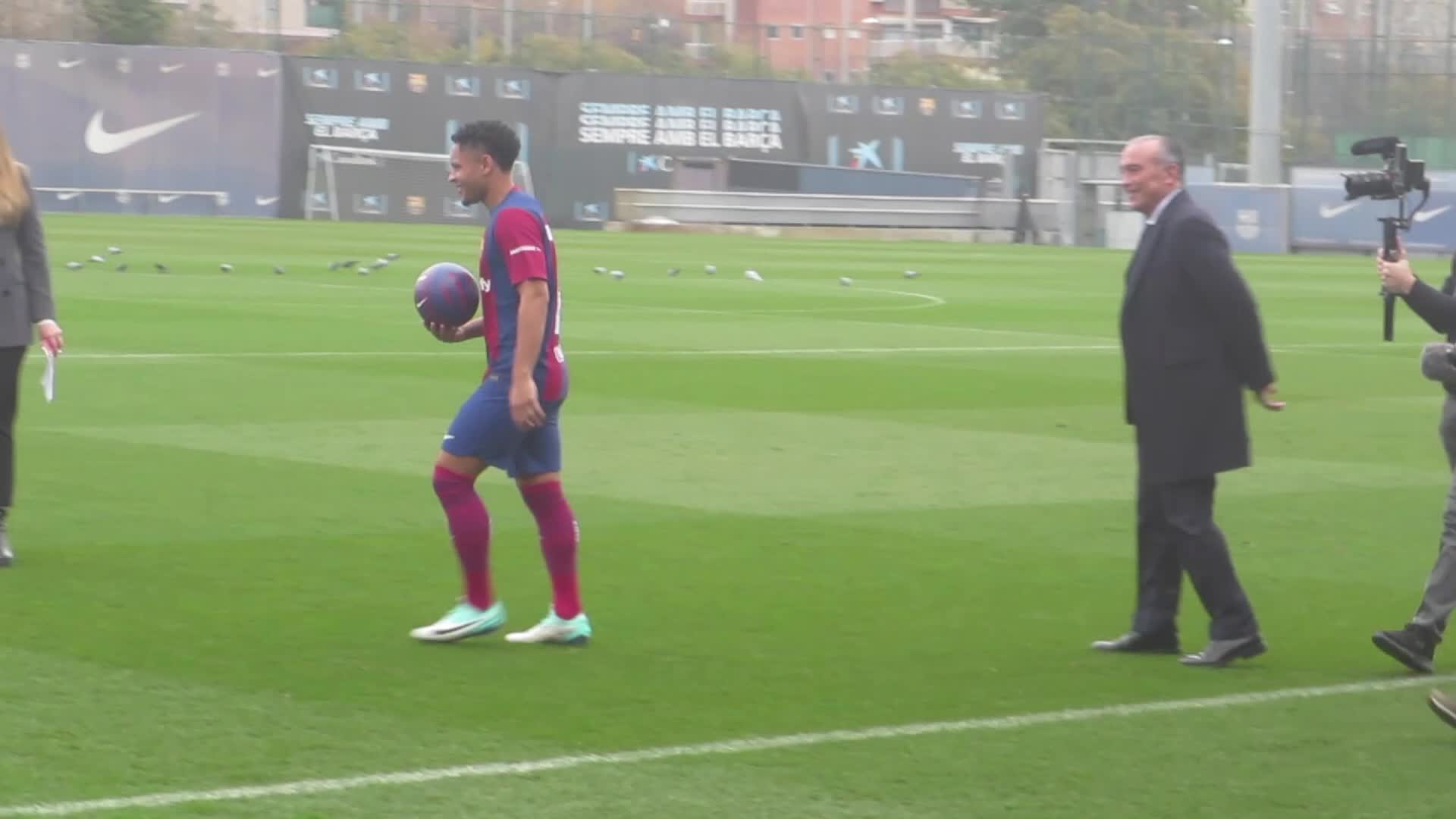 Presentation of Vitor Roque as a new FC Barcelona player