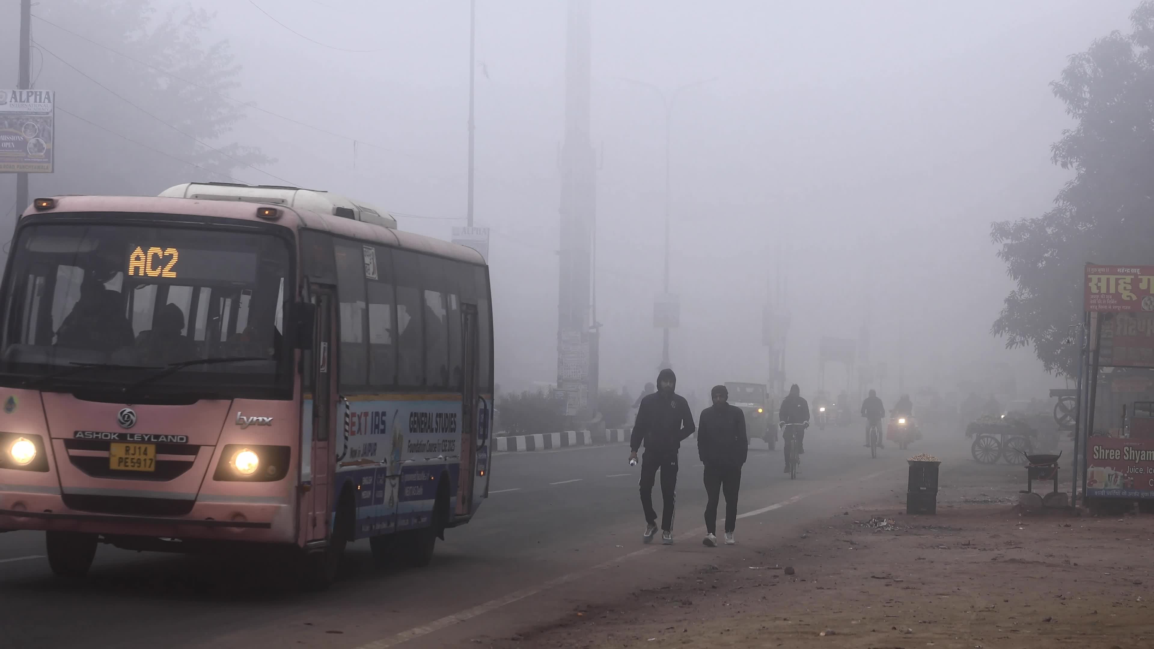 Dense Fog In Jaipur 