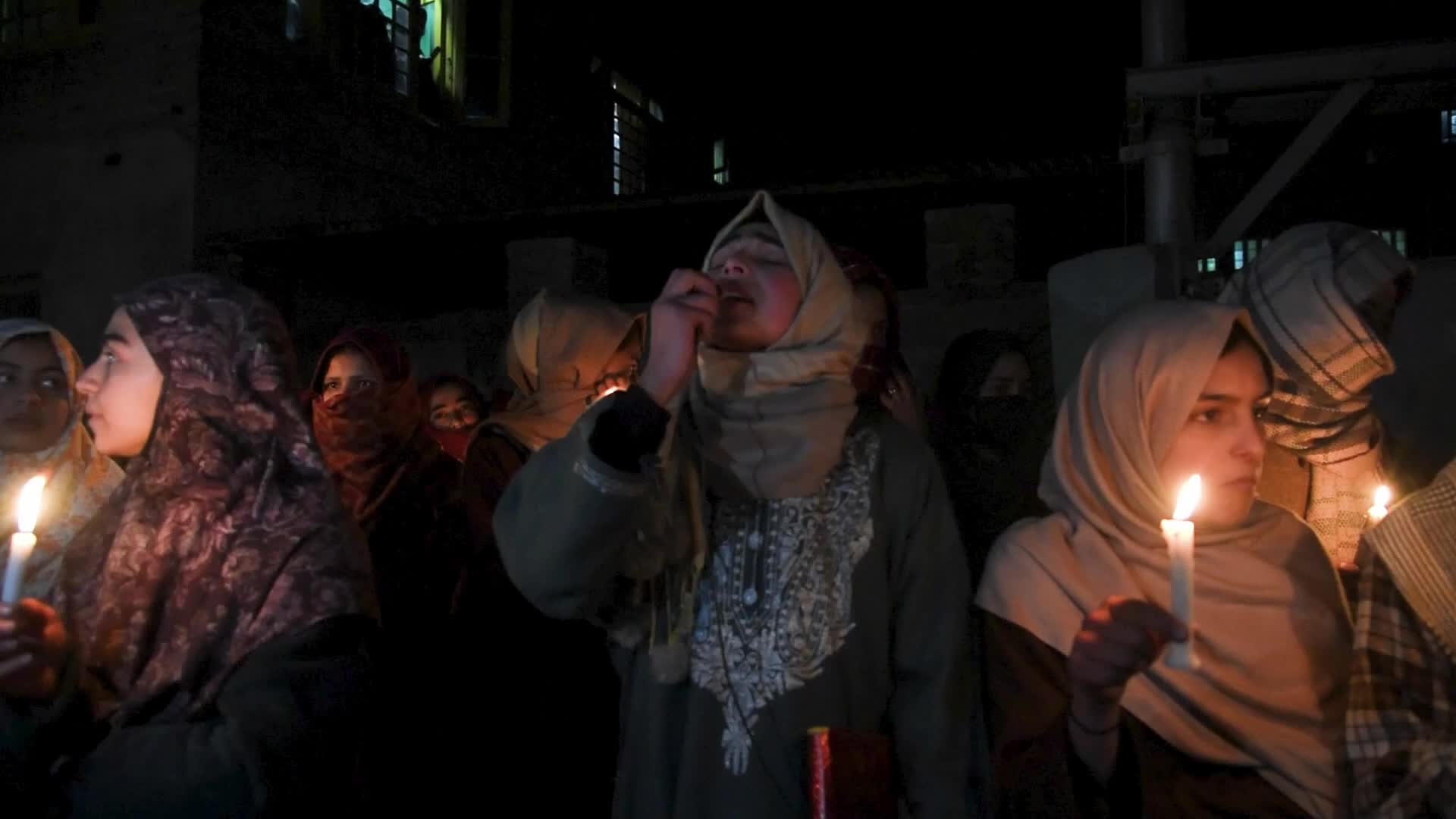 Anti Israel and Anti US protest in Kashmir, India