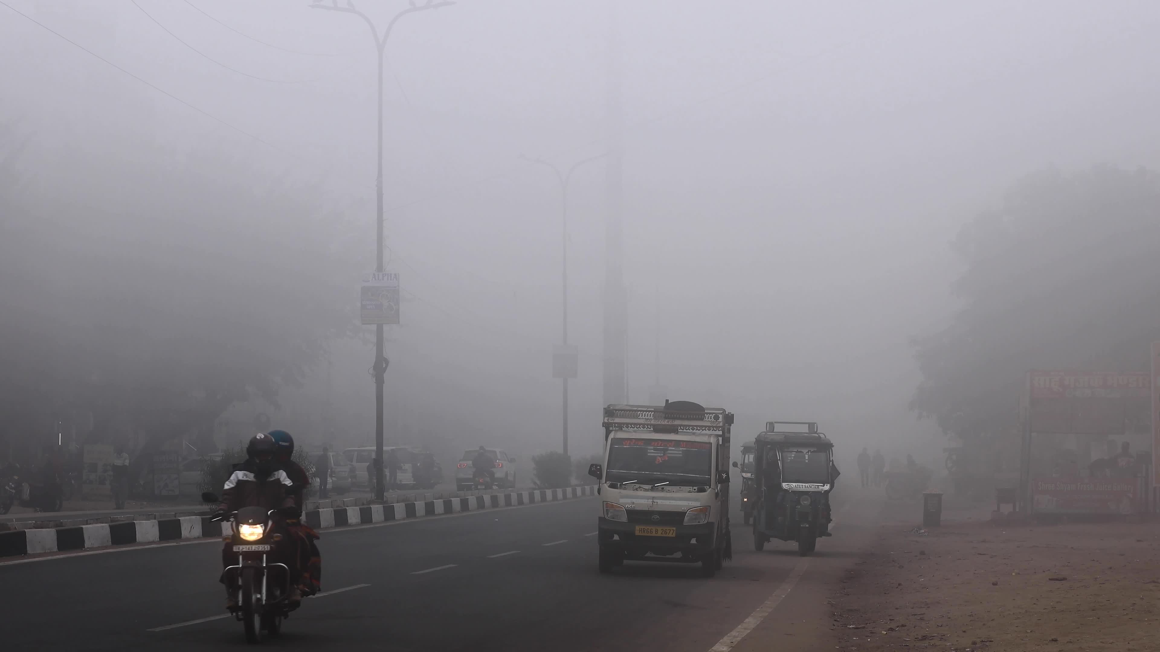 Dense Fog In Jaipur 