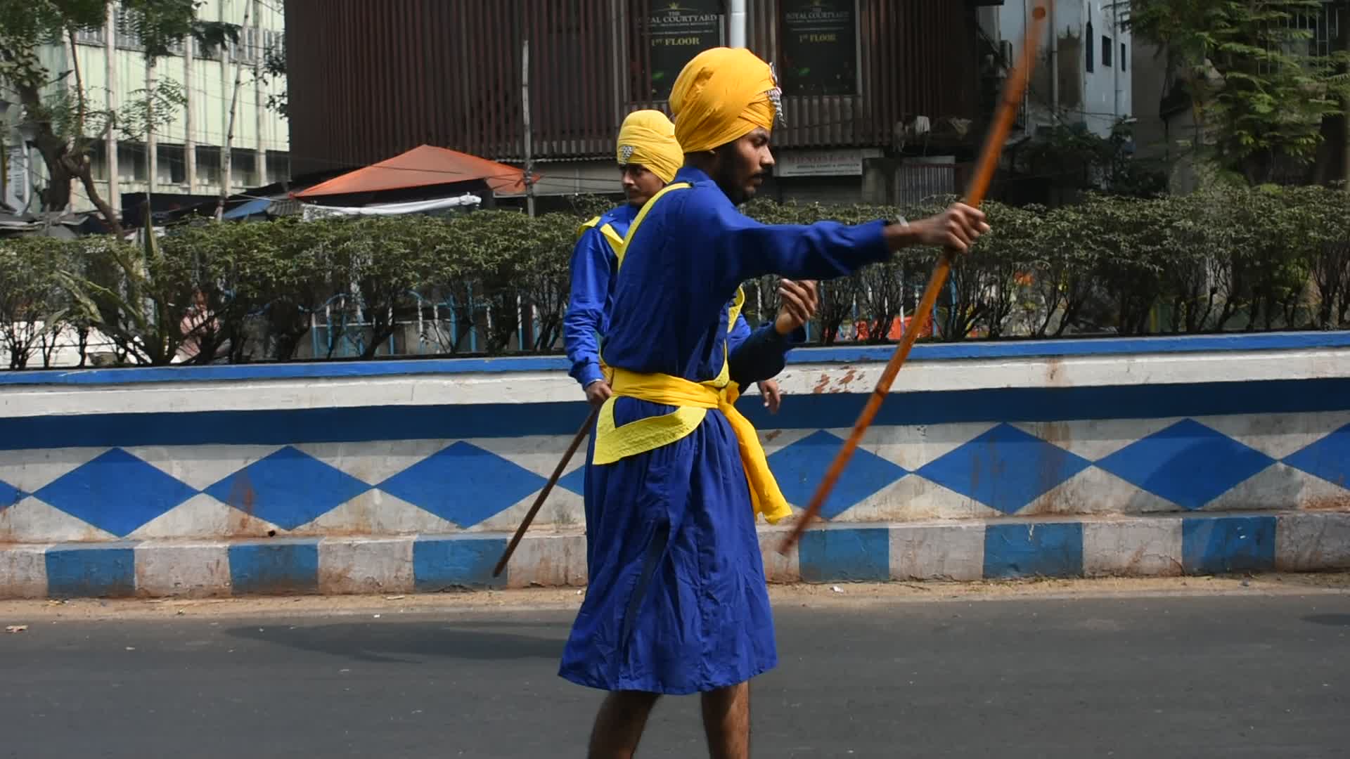Sikh community of Kolkata celebrates birthday of Guru Gobind Singh.