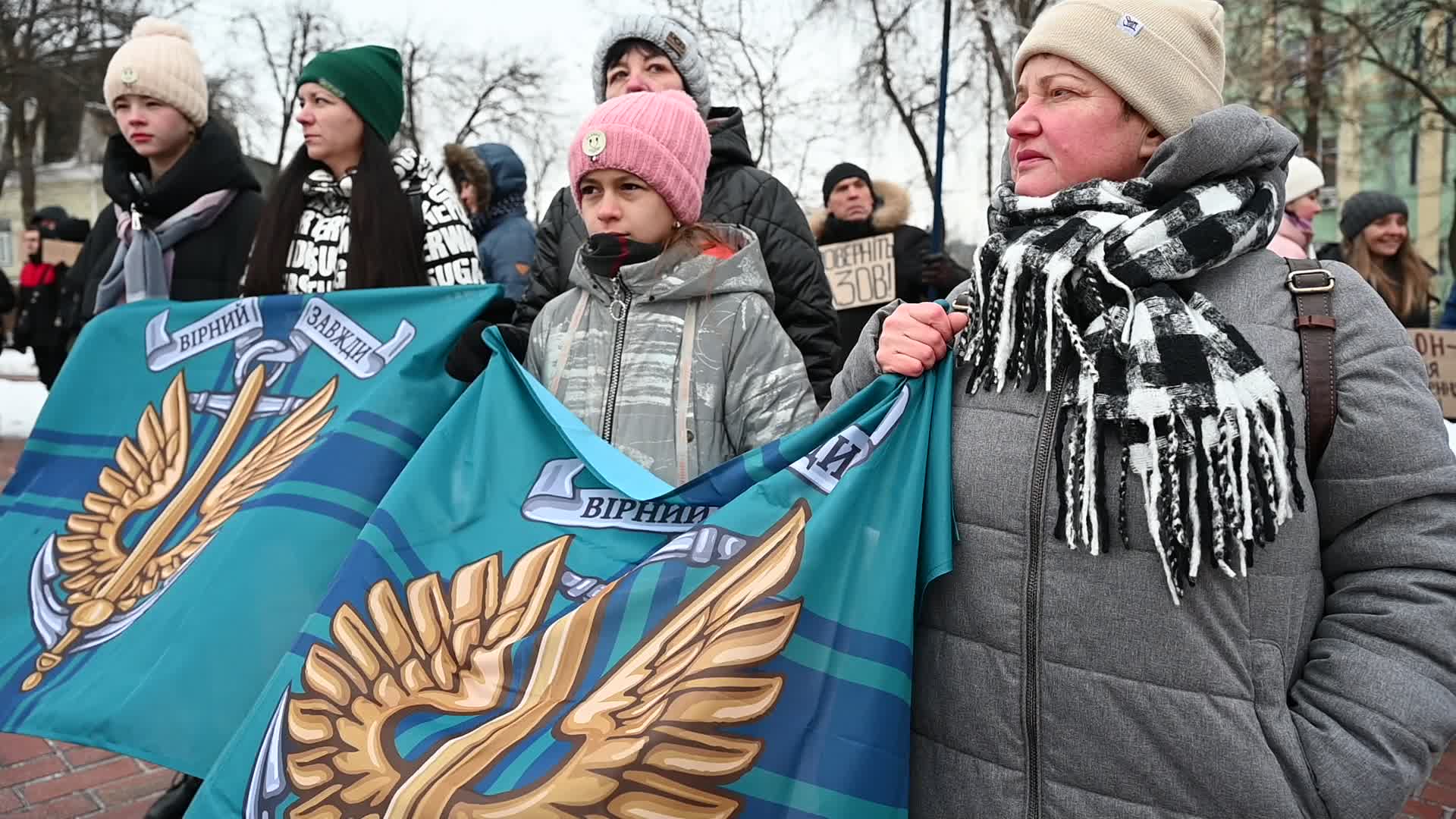 Rally calling to return the Azovstal POWs from Russian captivity in Kyiv, amid Russian invasion of Ukraine.