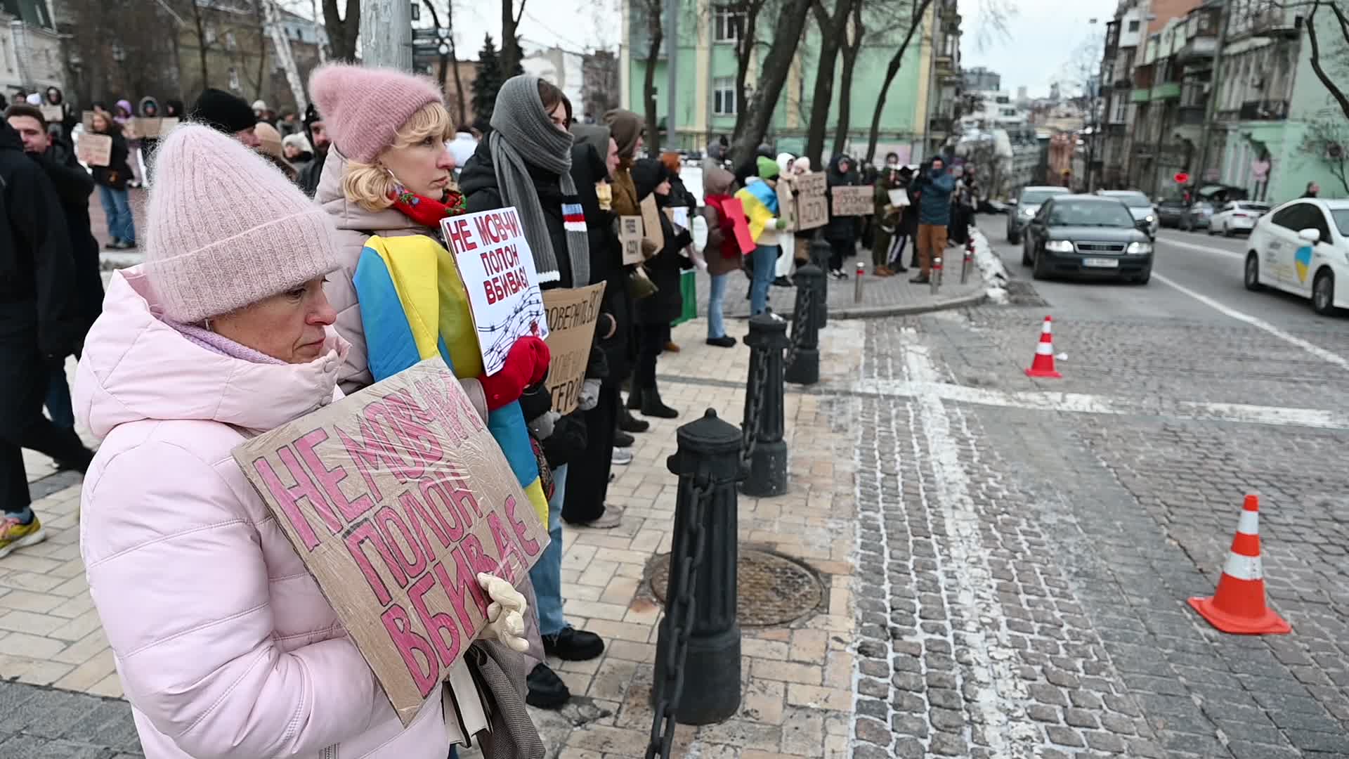 Rally calling to return the Azovstal POWs from Russian captivity in Kyiv, amid Russian invasion of Ukraine.
