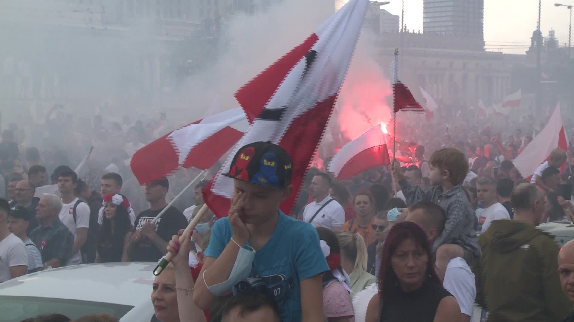 Rally in remembrance of 1944 Warsaw Uprising