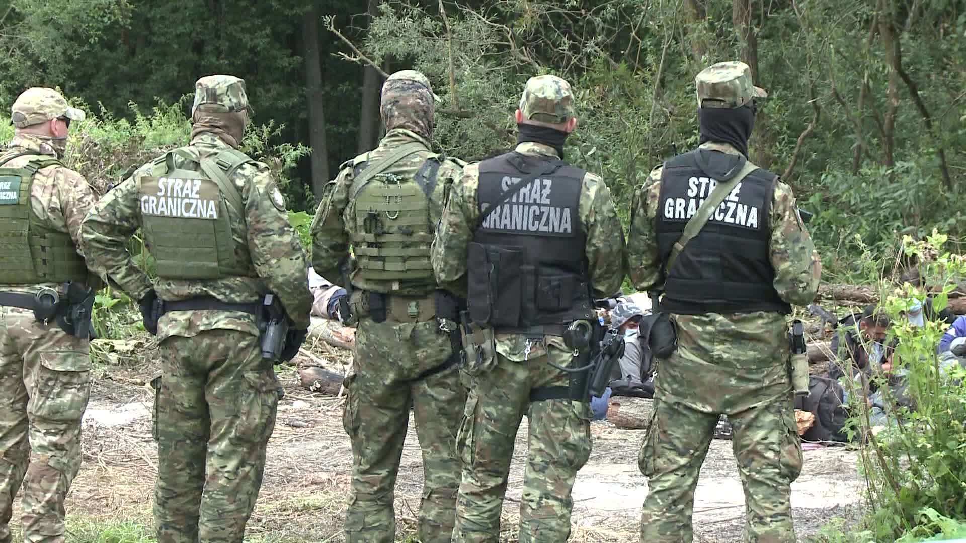 Migrants stuck between the Polish-Belarusian border