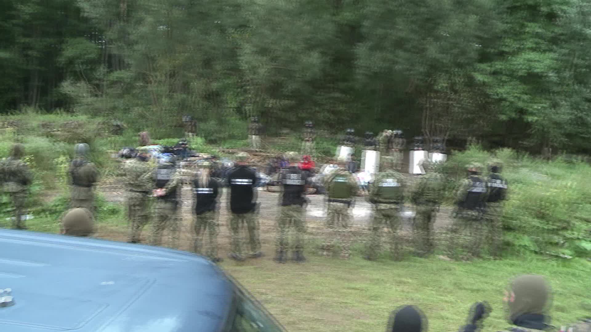 Migrants stuck between the Polish-Belarusian border