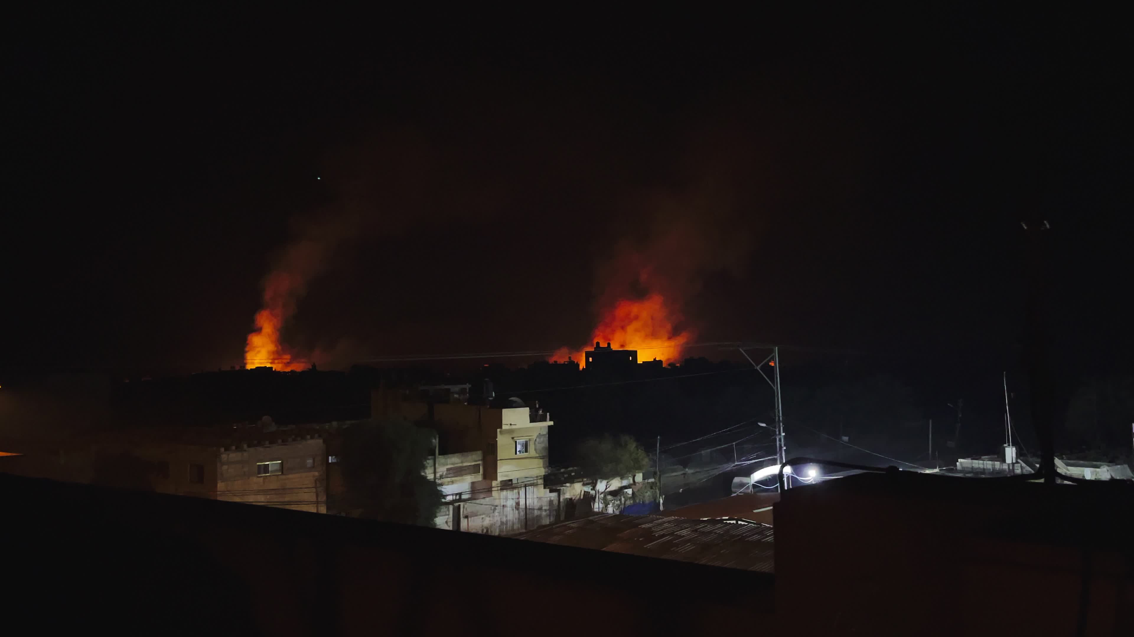 Israeli airstrike in Gaza, Palestine