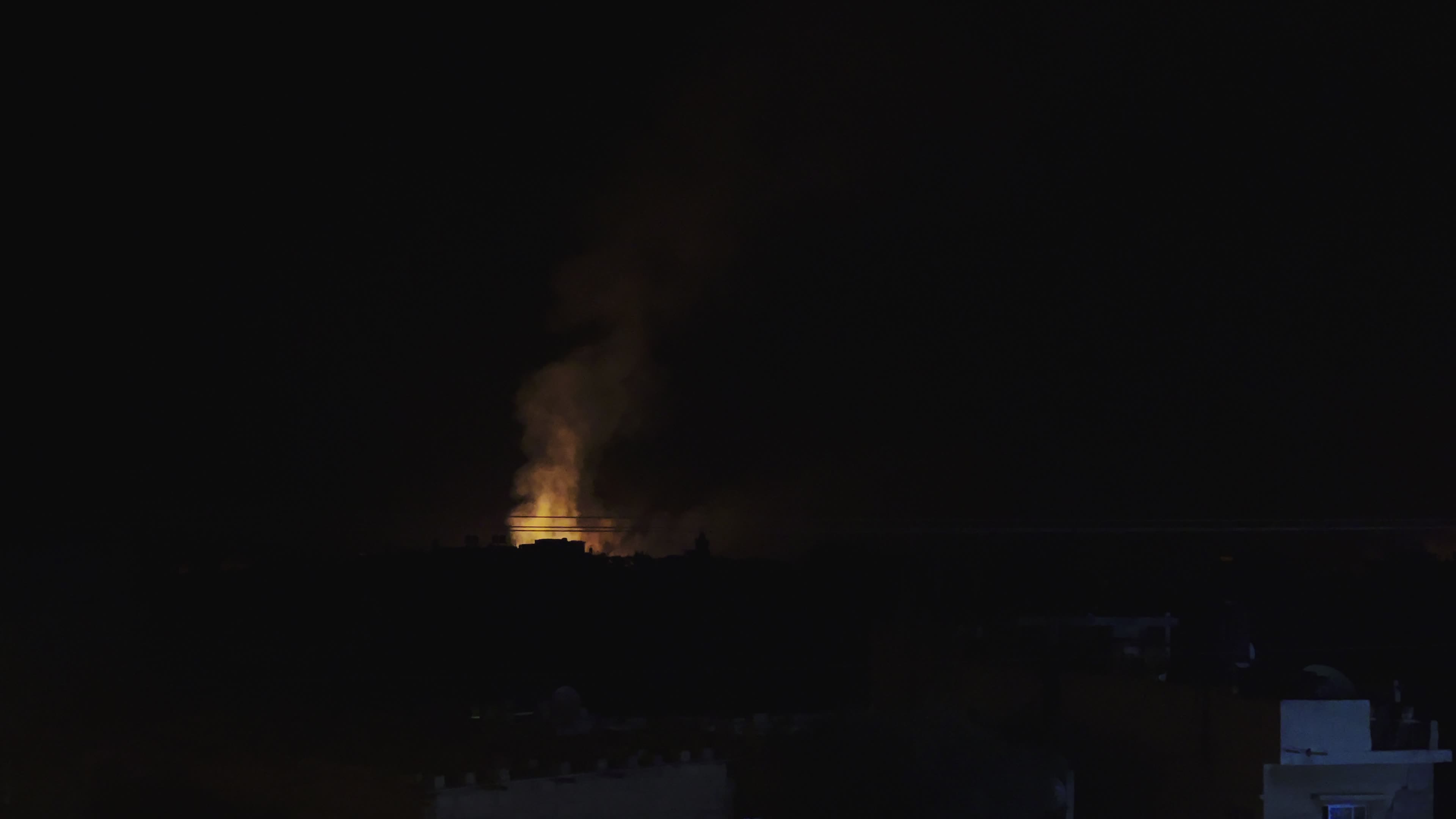 Israeli airstrike in Gaza, Palestine