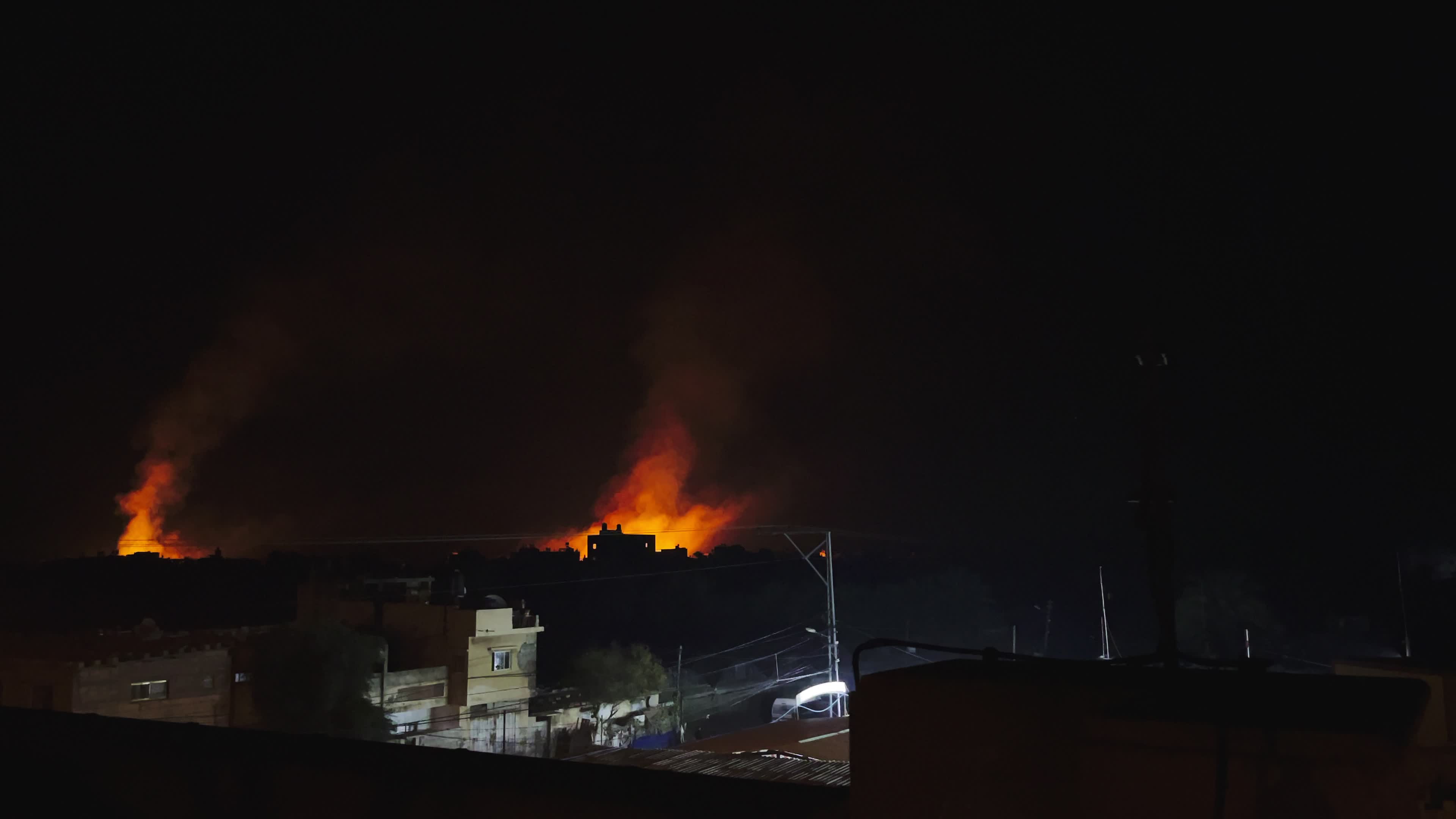 Israeli airstrike in Gaza, Palestine