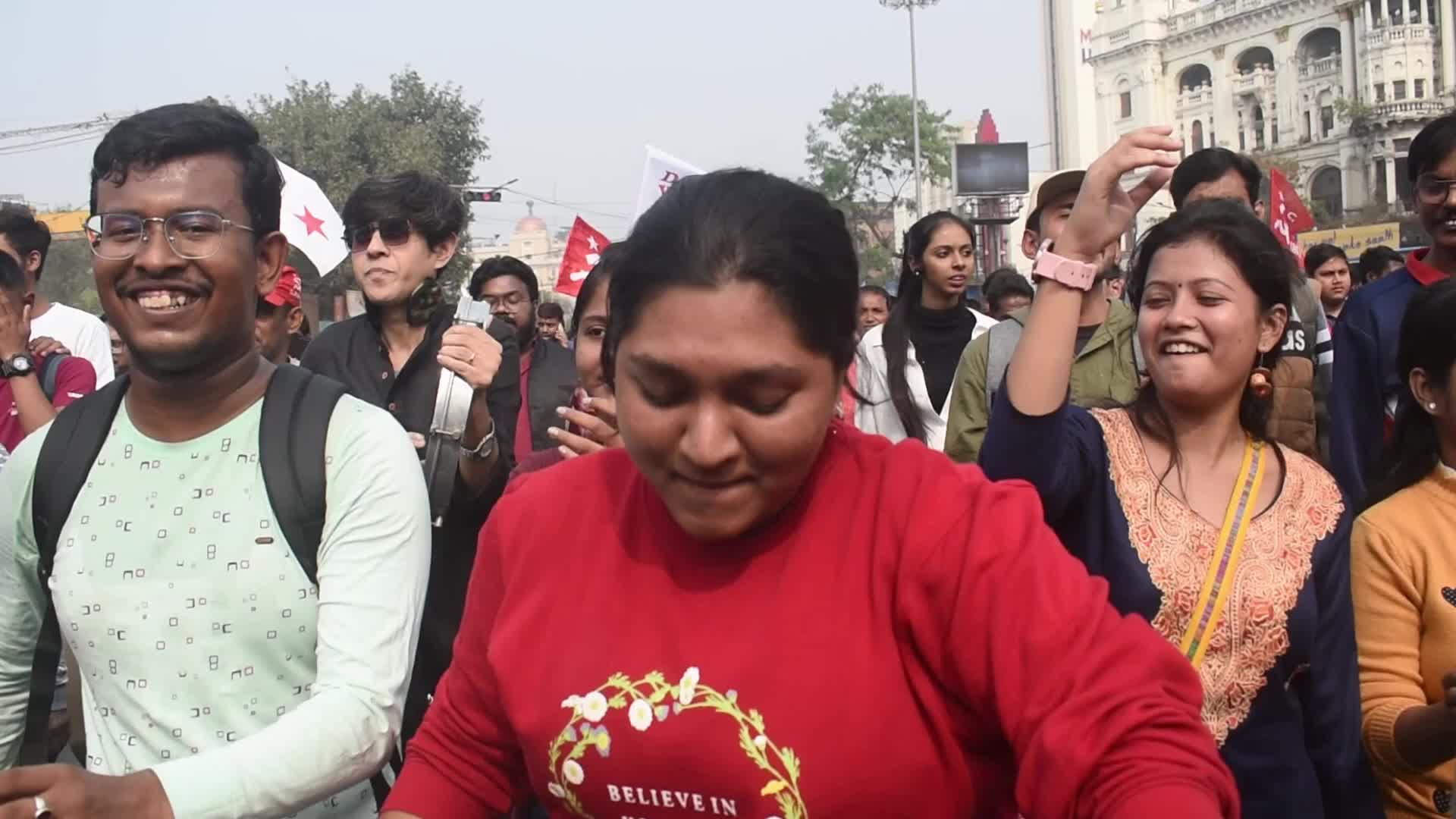 DYFI Justice Rally in Kolkata, India